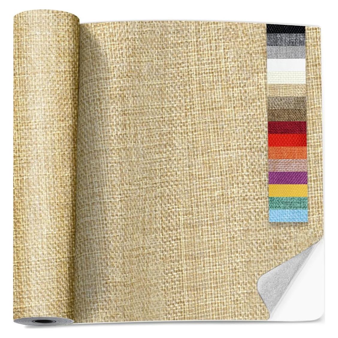 Parche de tela autoadhesivo SiiRo 33x102 cm Beige para reparación