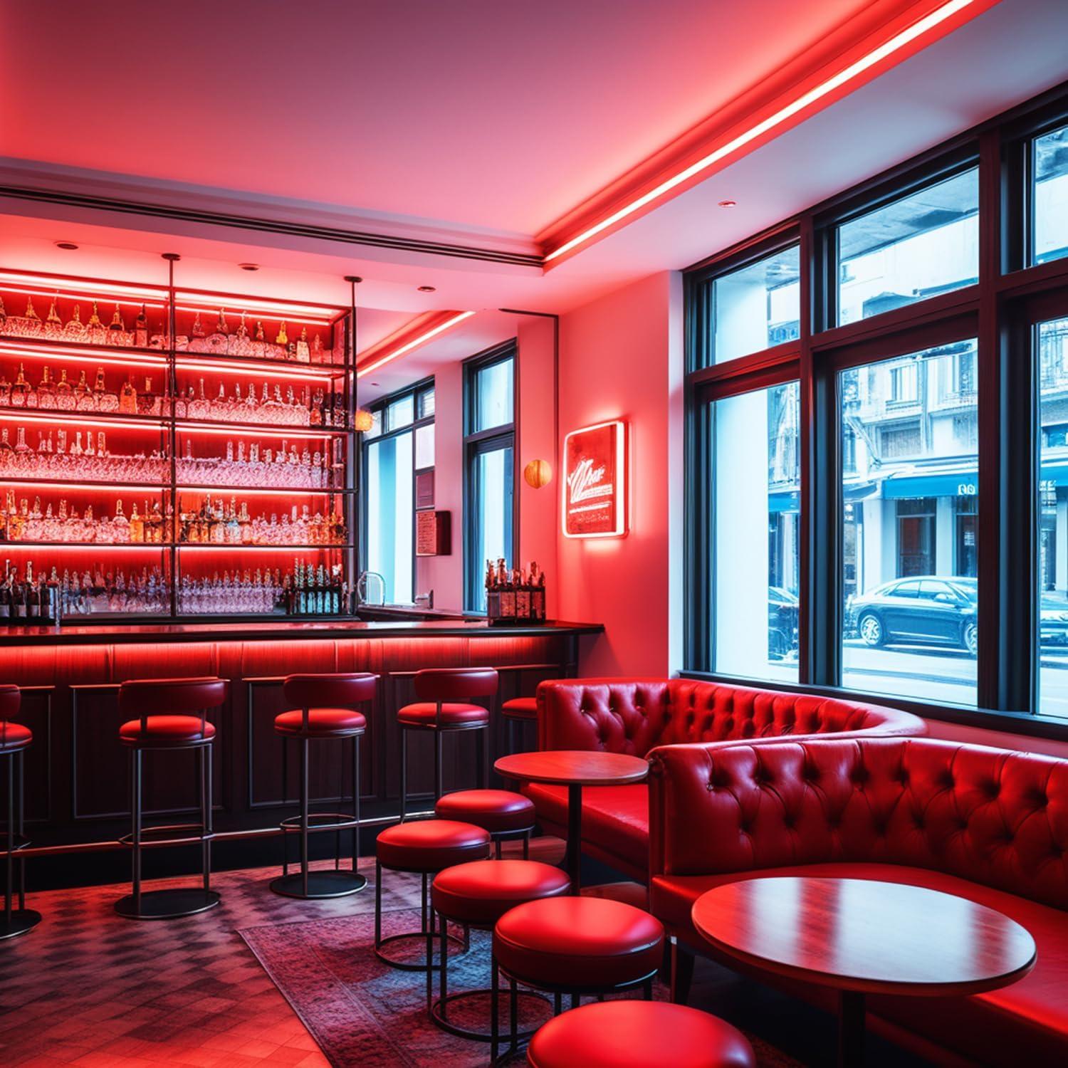 Tira LED 12V Roja SMD5050 5M con Adaptador y Interruptor