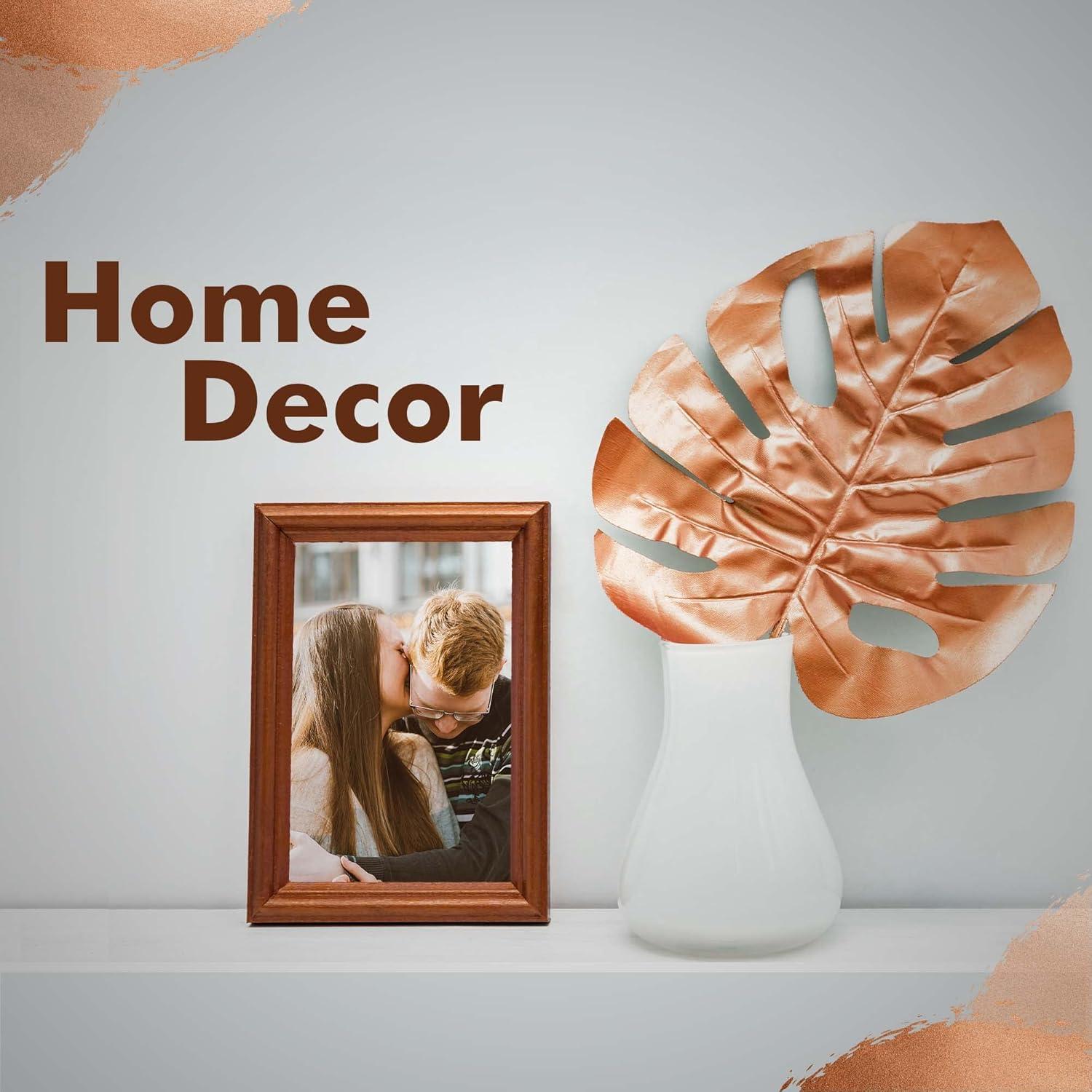 Hojas de Cobre Rosa Metálico KraftiSky - 100 Piezas 14x14 cm