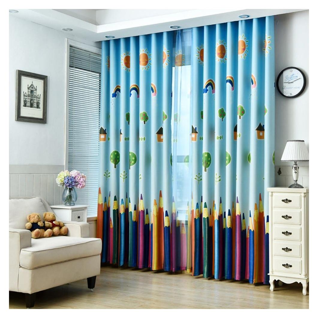 Cortinas MYRU 2 Piezas 135 x 213 cm Oscurecedoras