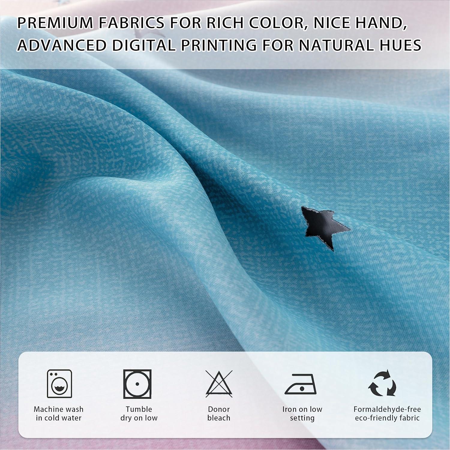 Cortina Opaca XiDi Arcoíris Rosa para Niñas 85x183 cm