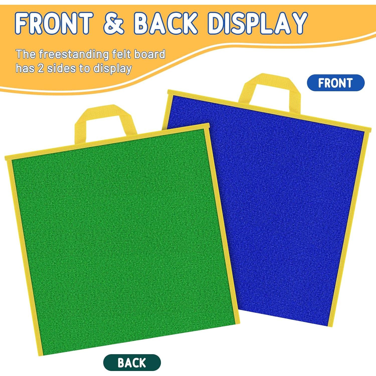 Tablero de Fieltro Plegable AKAYOK 43x43 cm Doble Cara