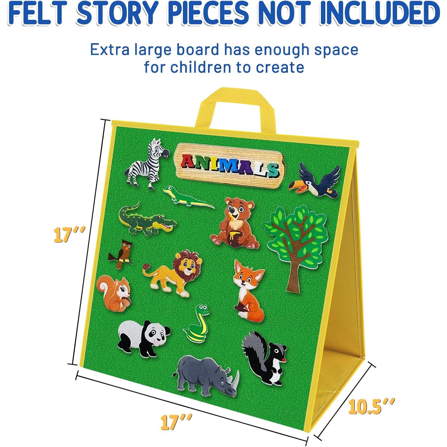 Tablero de Fieltro Plegable AKAYOK 43x43 cm Doble Cara