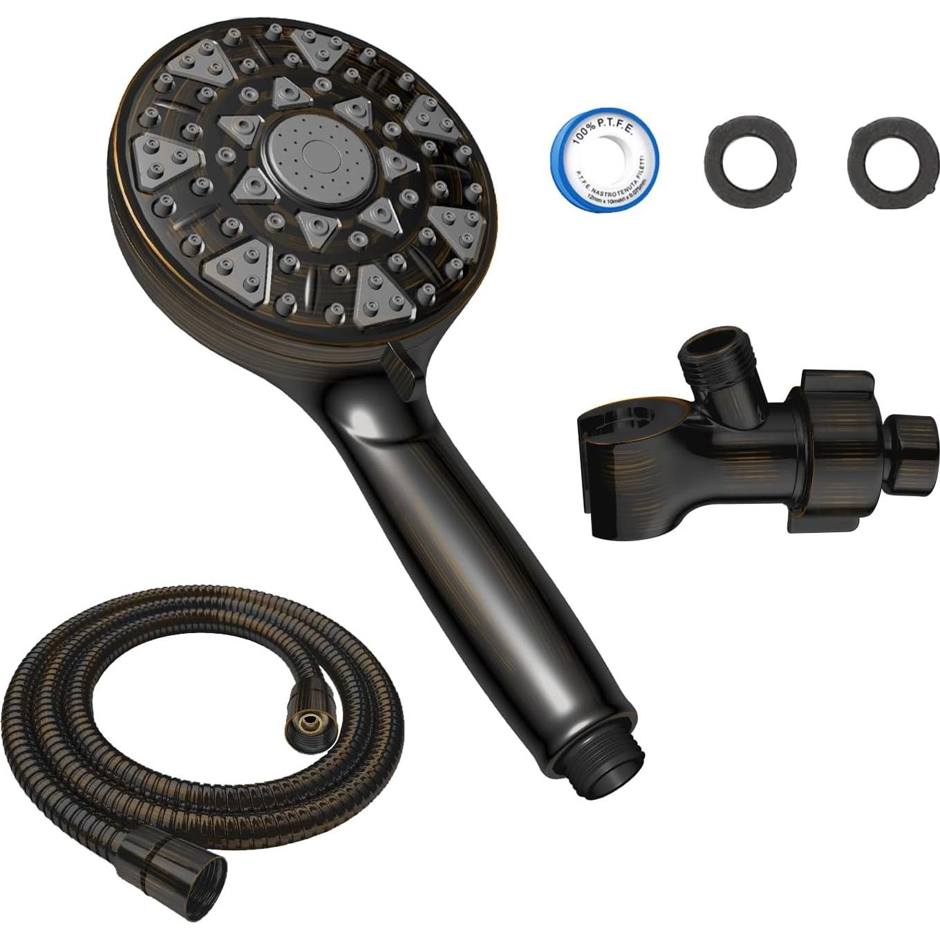 Cabezal de Ducha Diiwet 7 Configuraciones Alta Presión Bronce