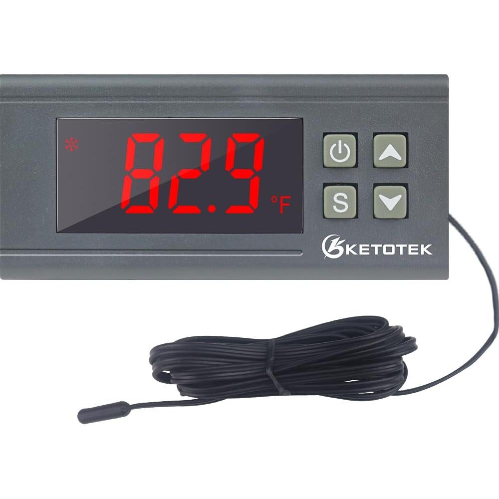 Controlador de Temperatura Digital KETOTEK KT1000 10A 110V