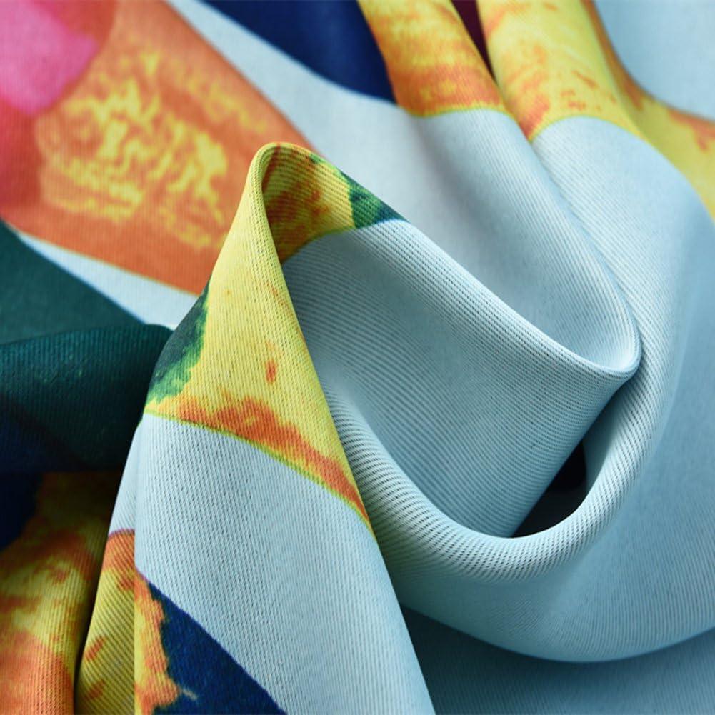 Cortinas Oscurecimiento MYRU 2 Paneles 99x160 cm Colorido