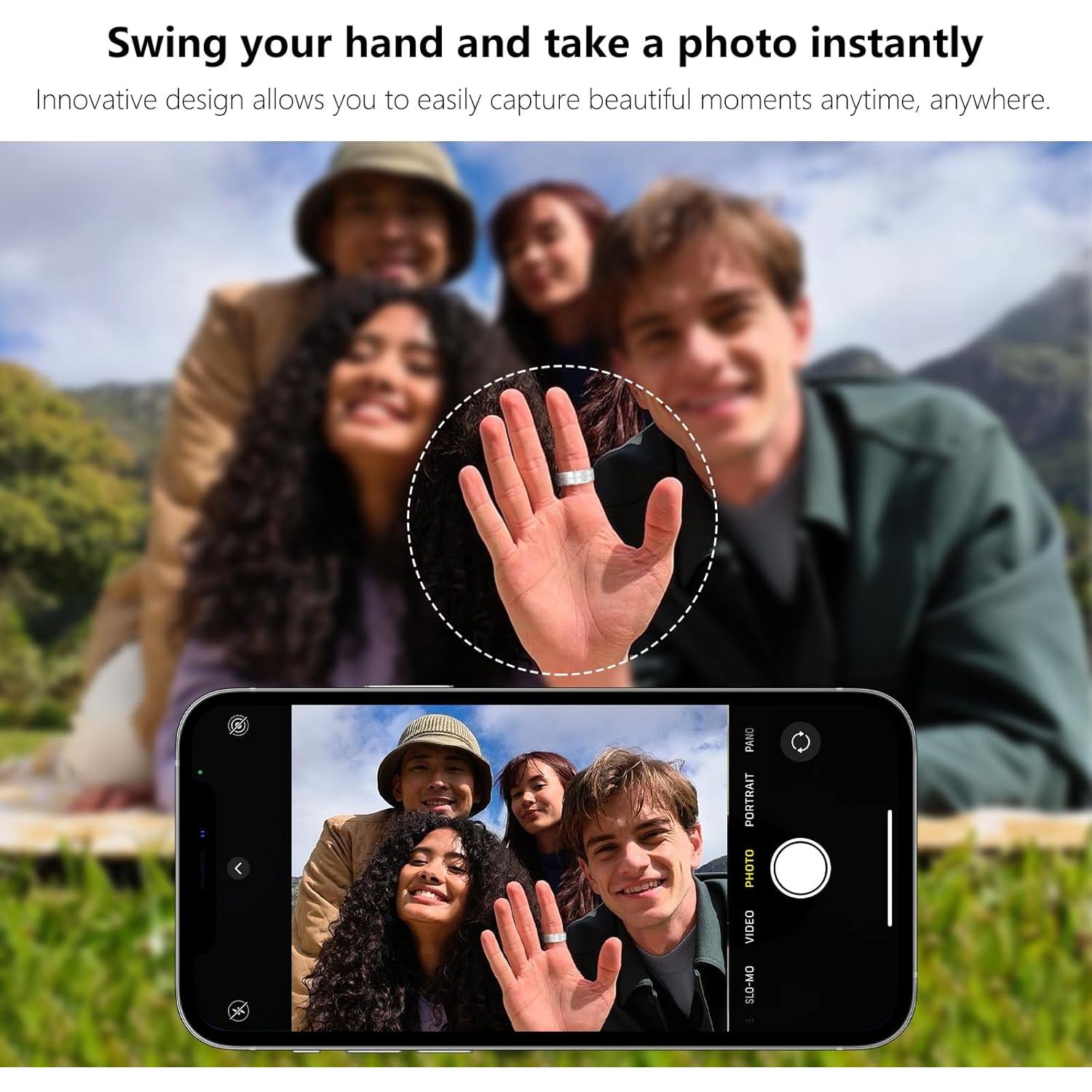 Anillo Inteligente GenXenon H01 Plata US7 - Monitoreo Salud 5ATM