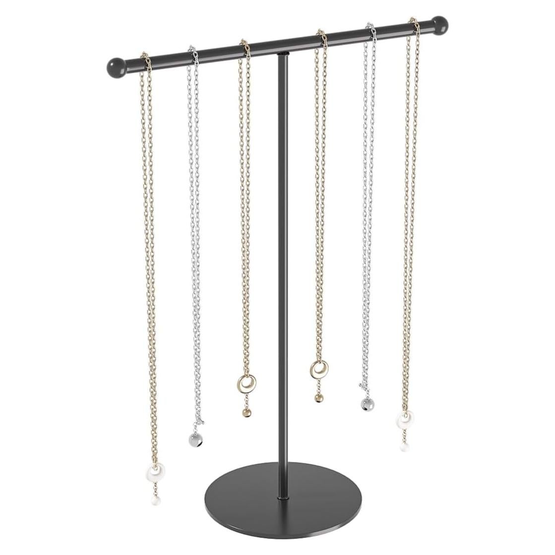 Organizador de Joyería Ausalivan Negro Soporte de Collares y Pulseras