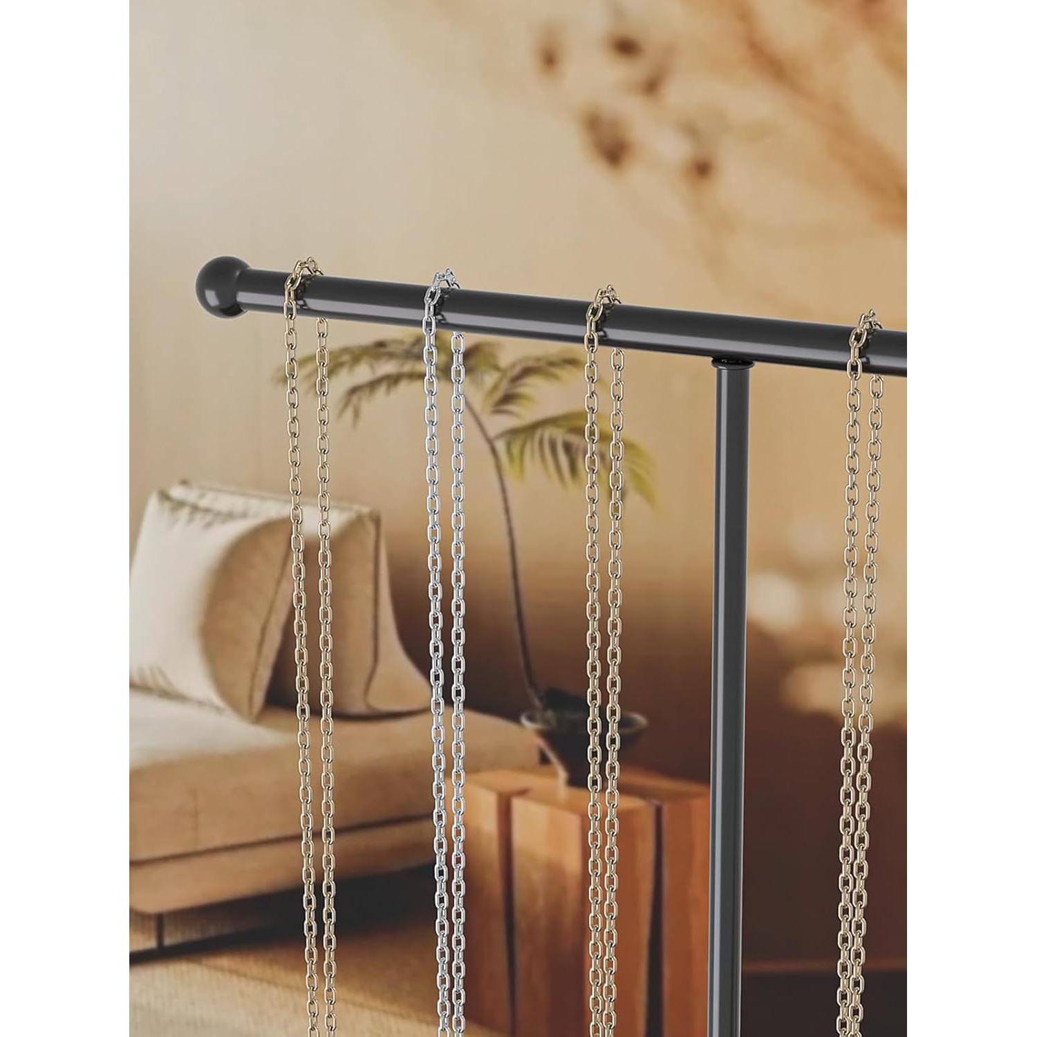 Organizador de Joyería Ausalivan Negro Soporte de Collares y Pulseras