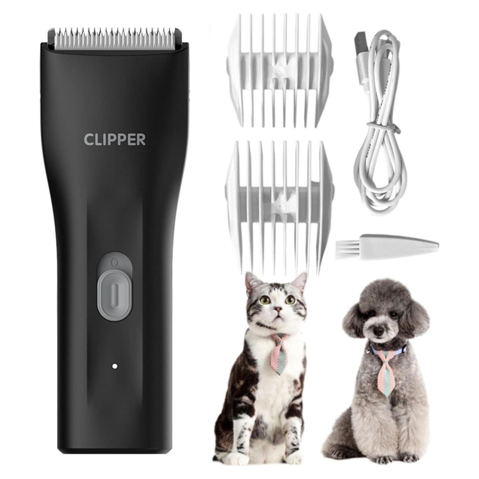 Cortadora Inalámbrica de Pelaje Grimgrow 6000RPM para Mascotas