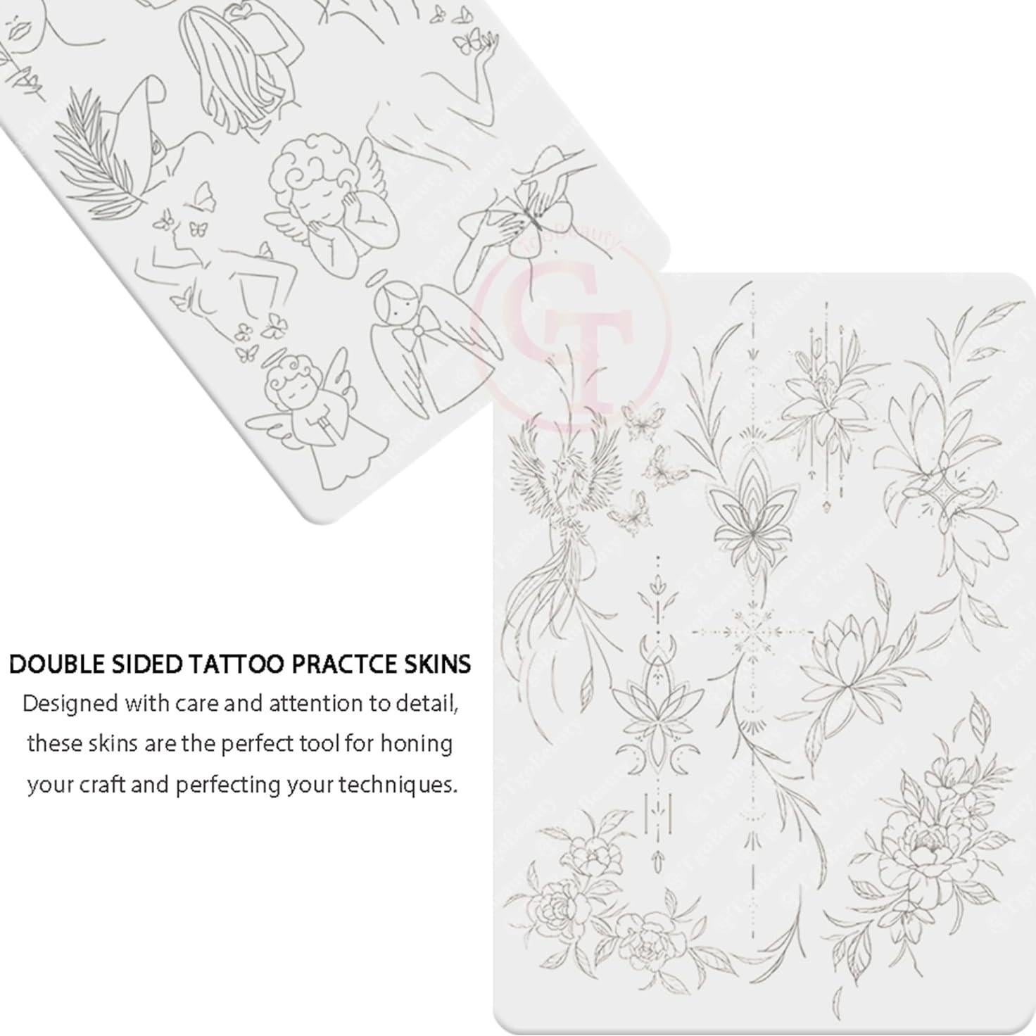 Piel de Práctica de Tatuaje FeteBeauty 1pc Silicona 1.5mm