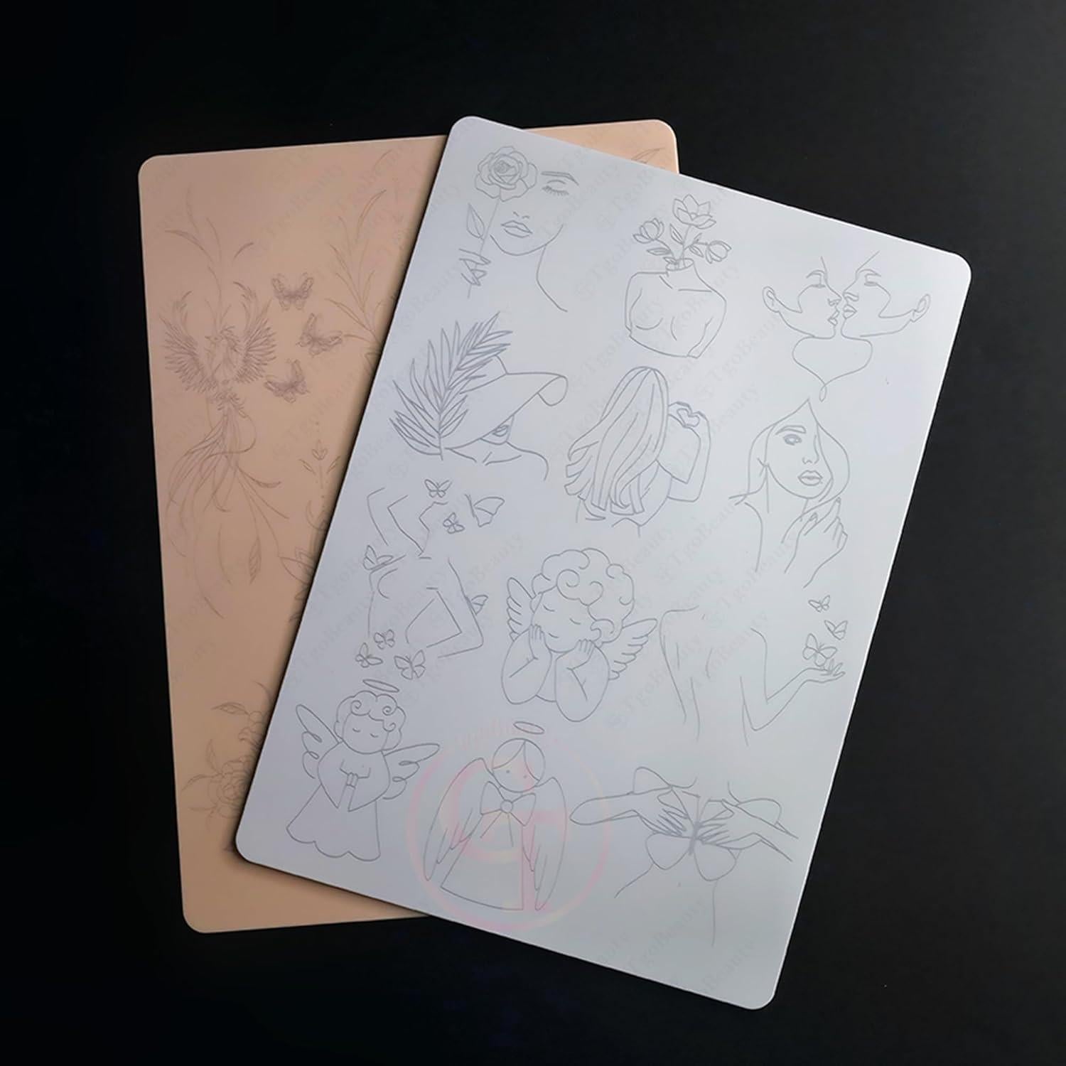 Piel de Práctica de Tatuaje FeteBeauty 1pc Silicona 1.5mm