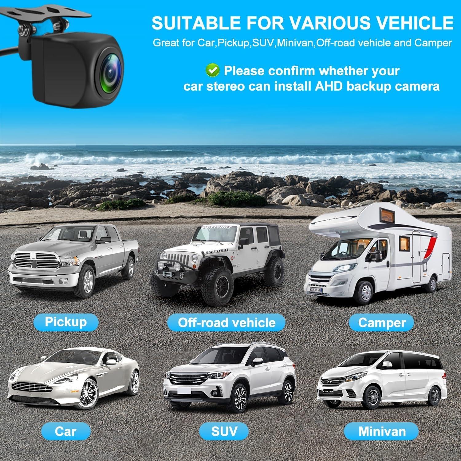 Cámara de Respaldo AHD 720P TBL HD01 160° Visión Nocturna