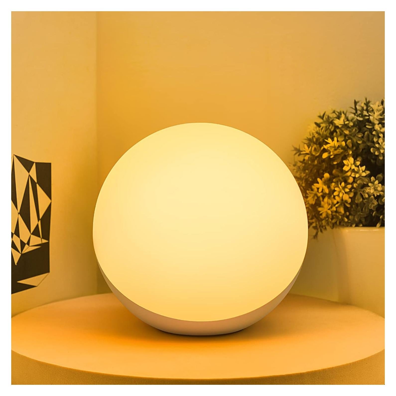 Baby Nursery White Noise Machine, Baby Night Light Sound Machine, White Noise Sound Machine Kids 12 Soothing Sounds Touch Lamp Memory Timer Function - Yellow & No Bluetooth