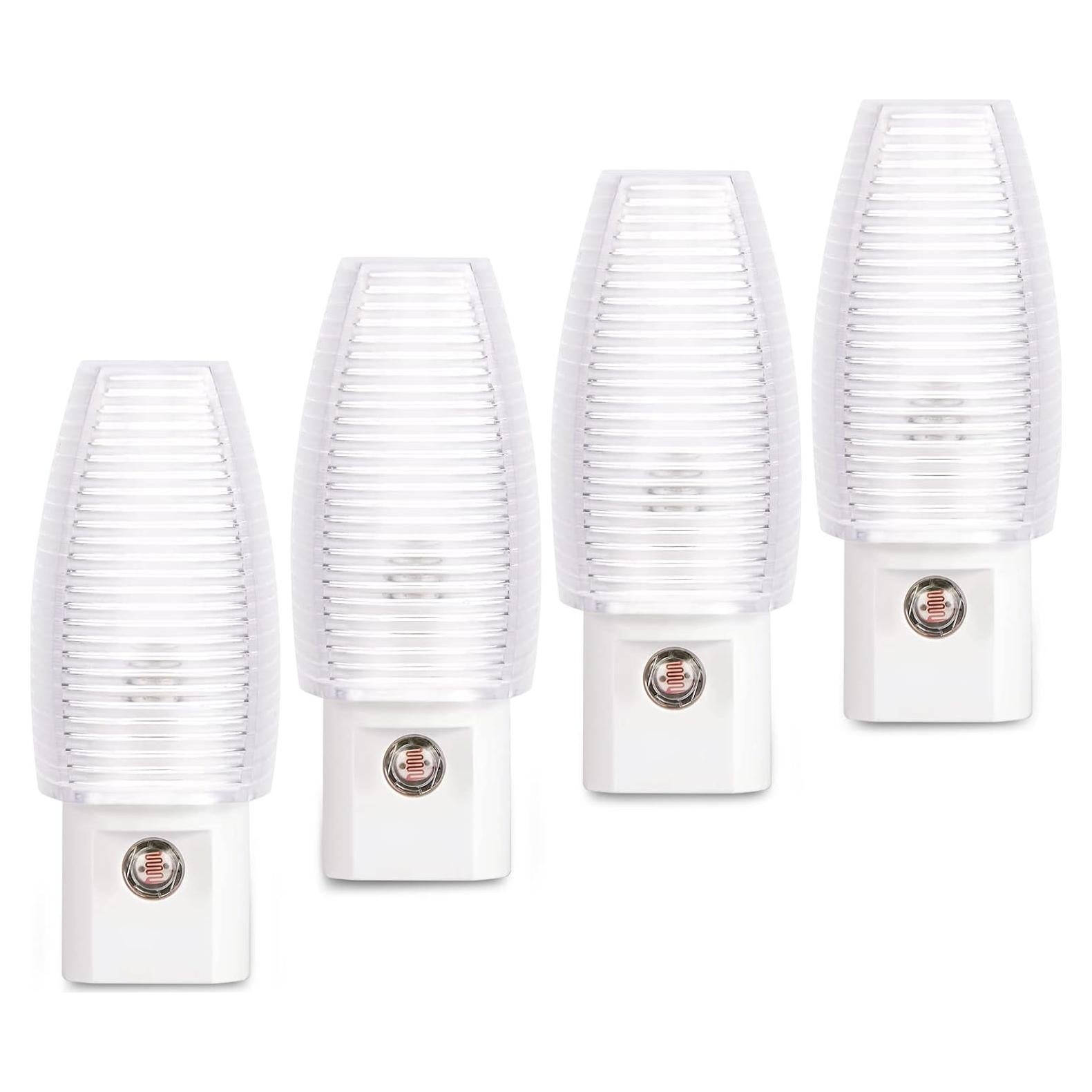 Emotionlite Luz Nocturna LED Enchufable 4 Pzs Blanca Cálida