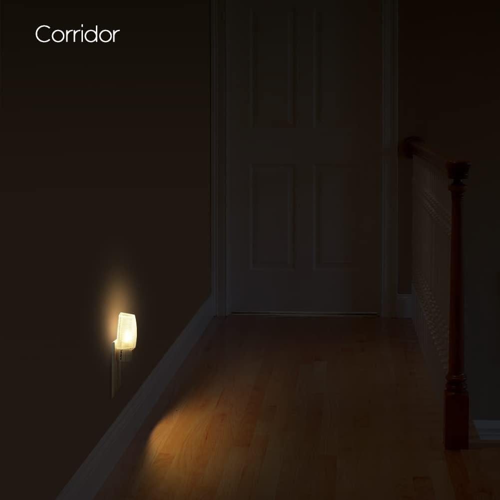 Emotionlite Luz Nocturna LED Enchufable 4 Pzs Blanca Cálida