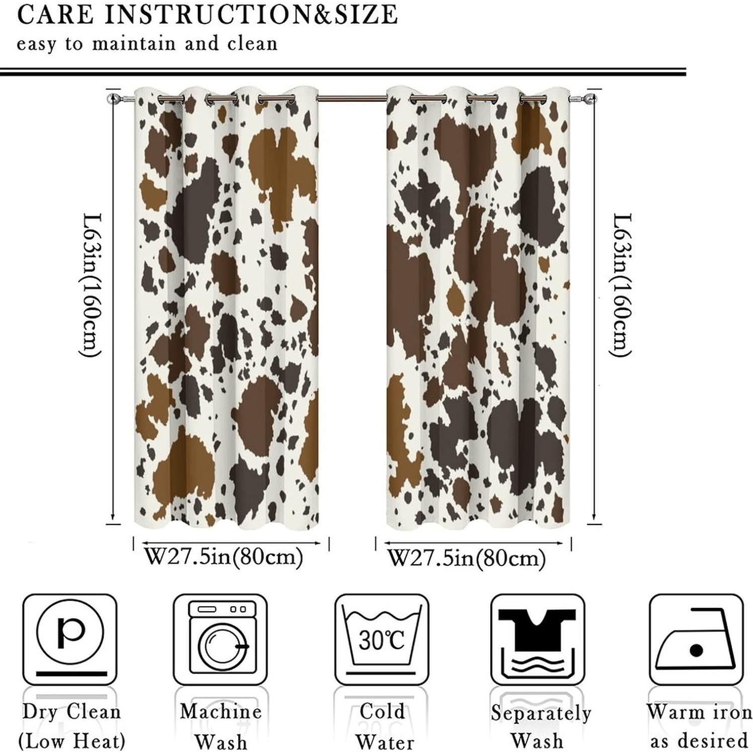 Cortina Térmica Aislante Zmcongz 2 Paneles 69.85x160.02cm