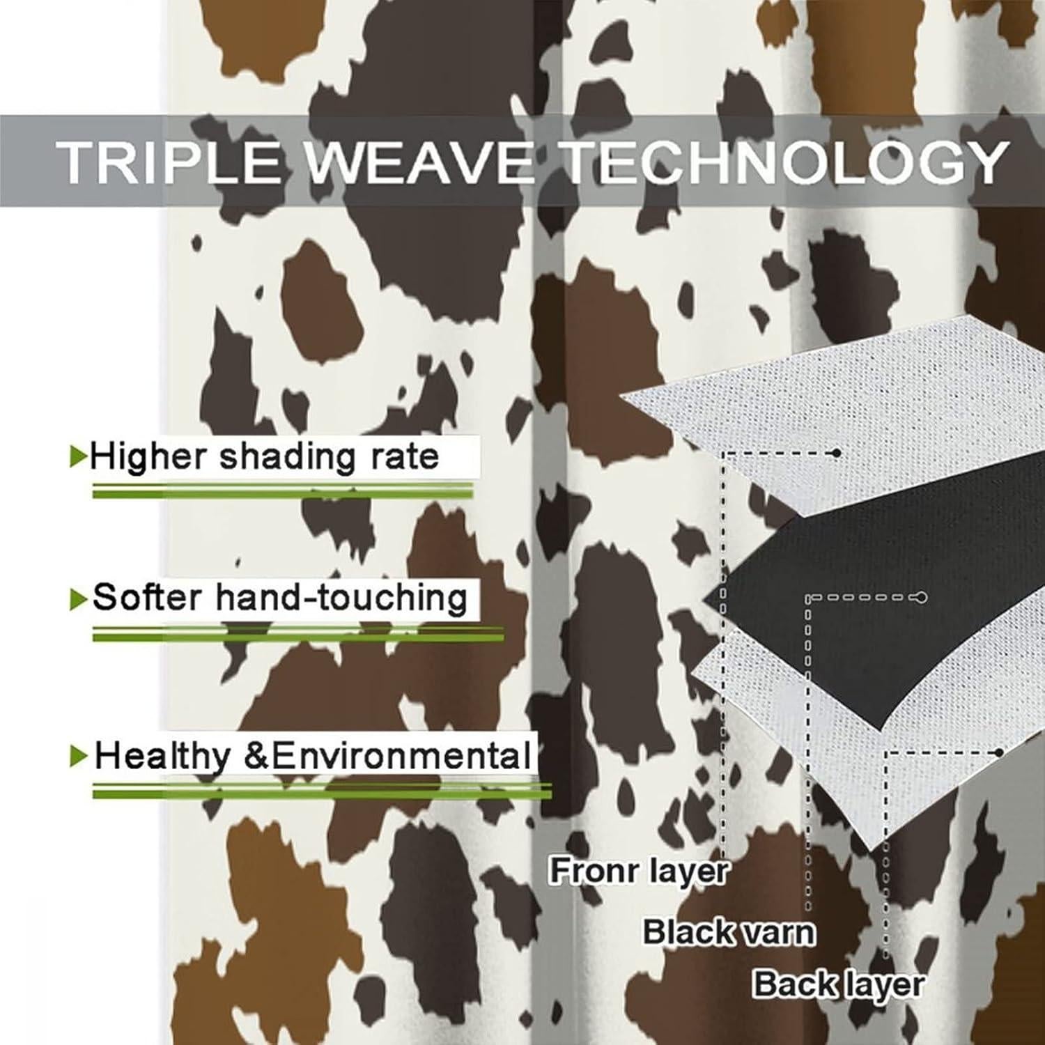 Cortina Térmica Aislante Zmcongz 2 Paneles 69.85x160.02cm