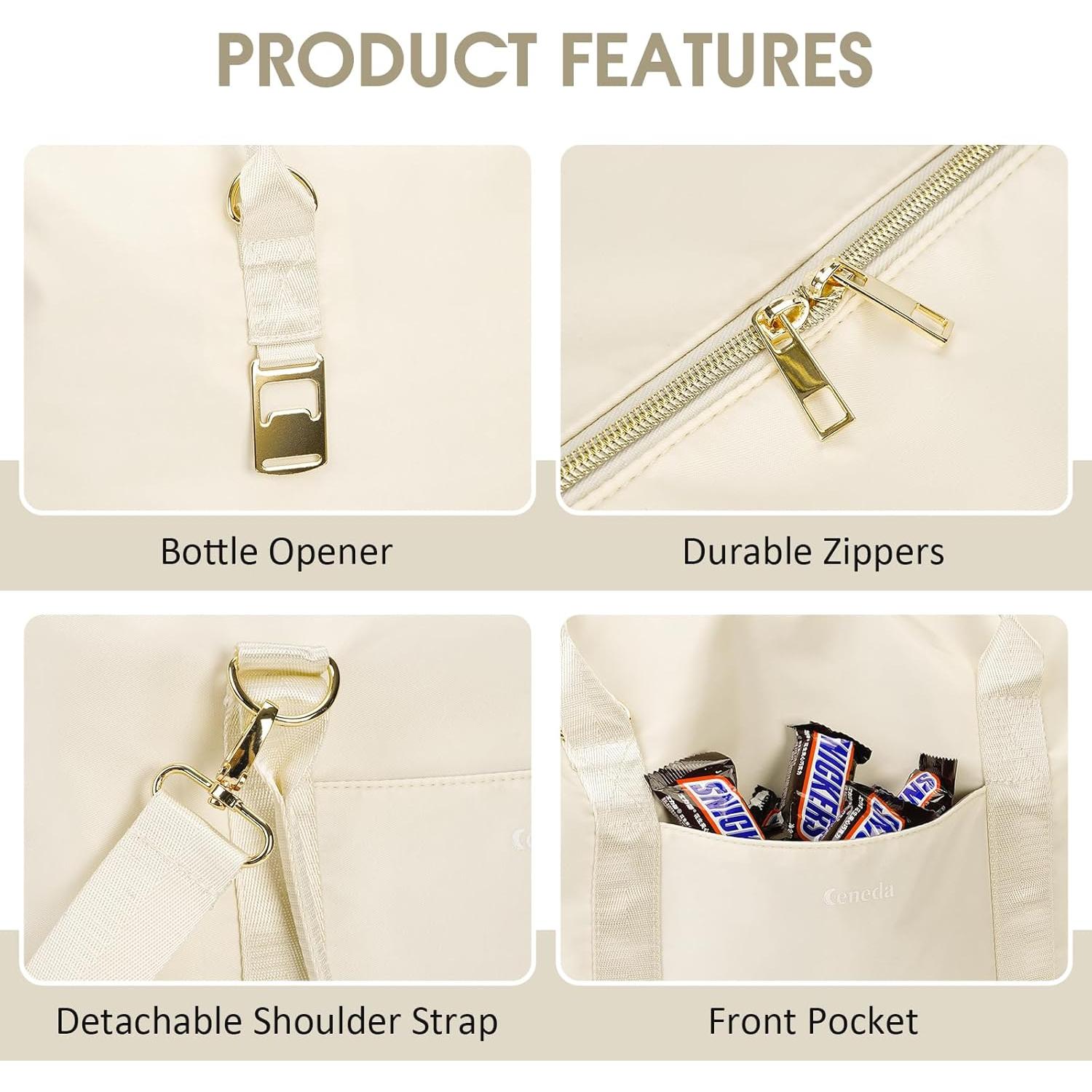 Bolsa Térmica Ceneda Grande 30 Latas 20L Beige Impermeable