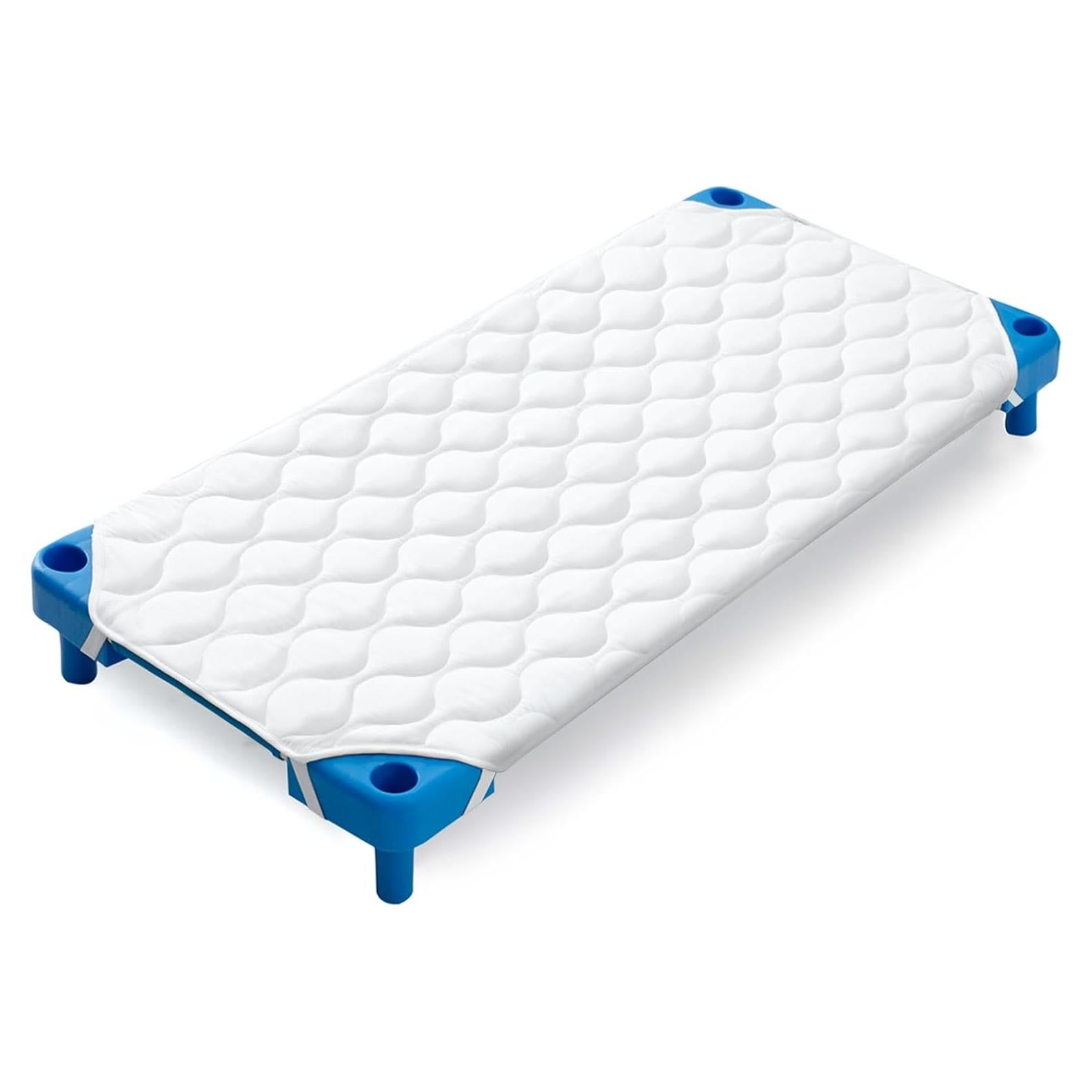 Colchoneta Acolchada Comfyanno para Guardería 58x102 cm Blanca