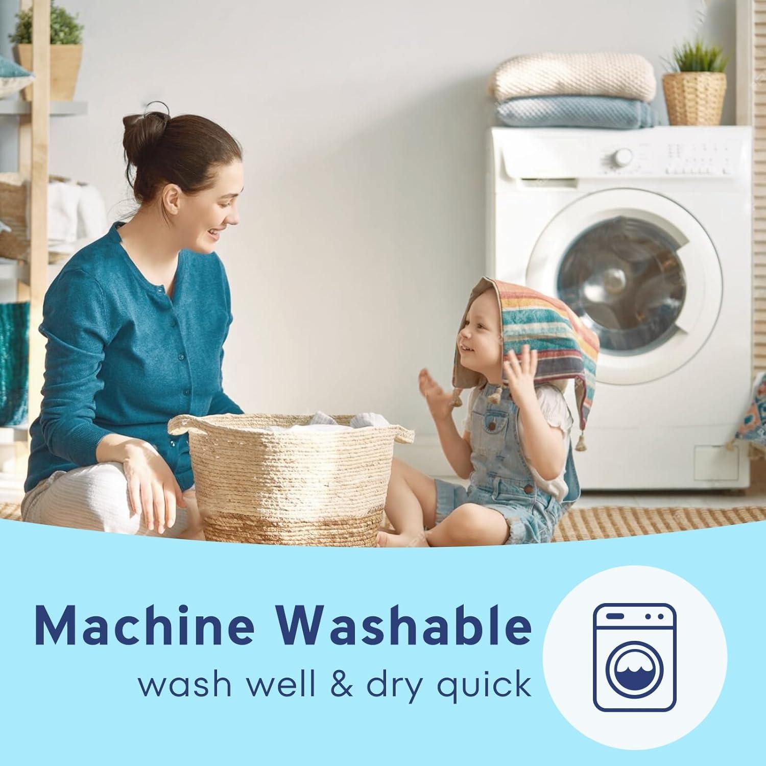 Colchoneta Acolchada Comfyanno para Guardería 58x102 cm Blanca