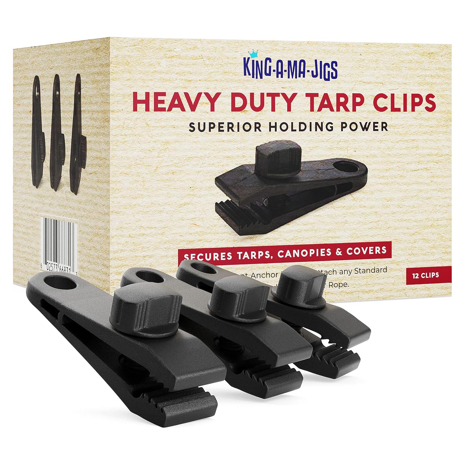 Clips para Lonas King-A-Ma-Jigs - Paquete de 12 Piezas