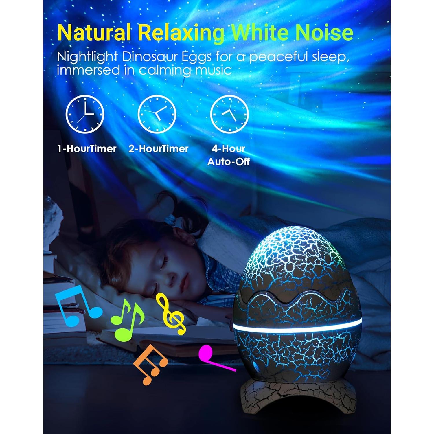 Proyector de Estrellas VOLIVO, Luz Nocturna y Altavoz Bluetooth