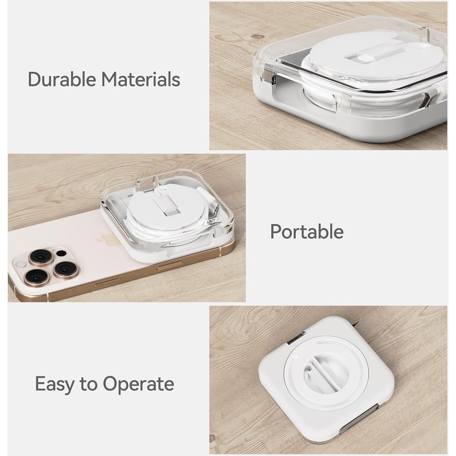 Funda Organizador de Cable PZOZ para iPhone/iPad 1m