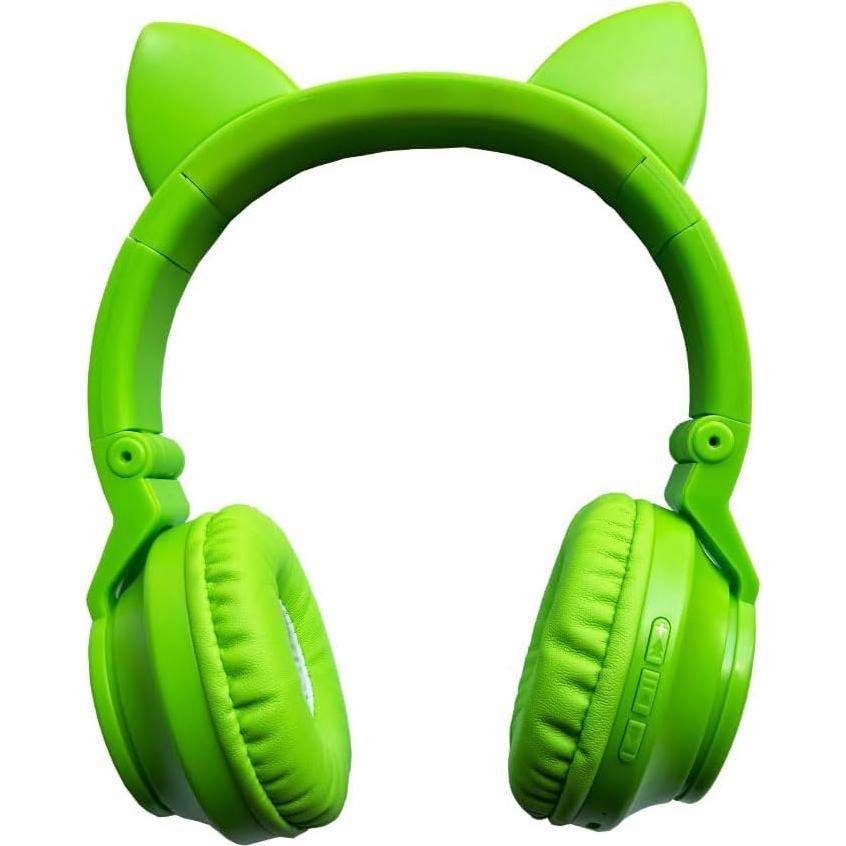 Auriculares Bluetooth Lavifree US-STN26 Niños Verde con Luz LED