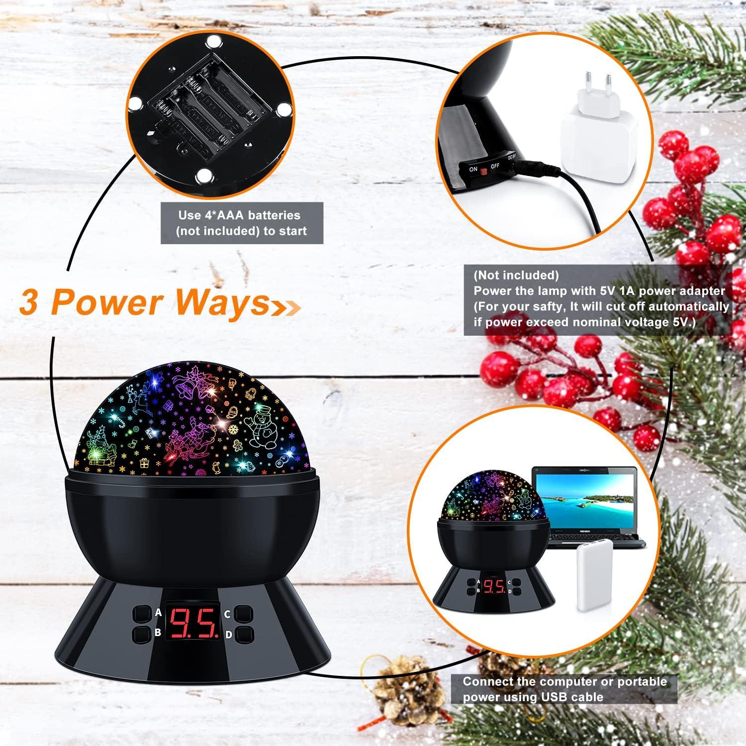 Proyector de Luz Nocturna MOKOQI Dino 17 Colores 360°