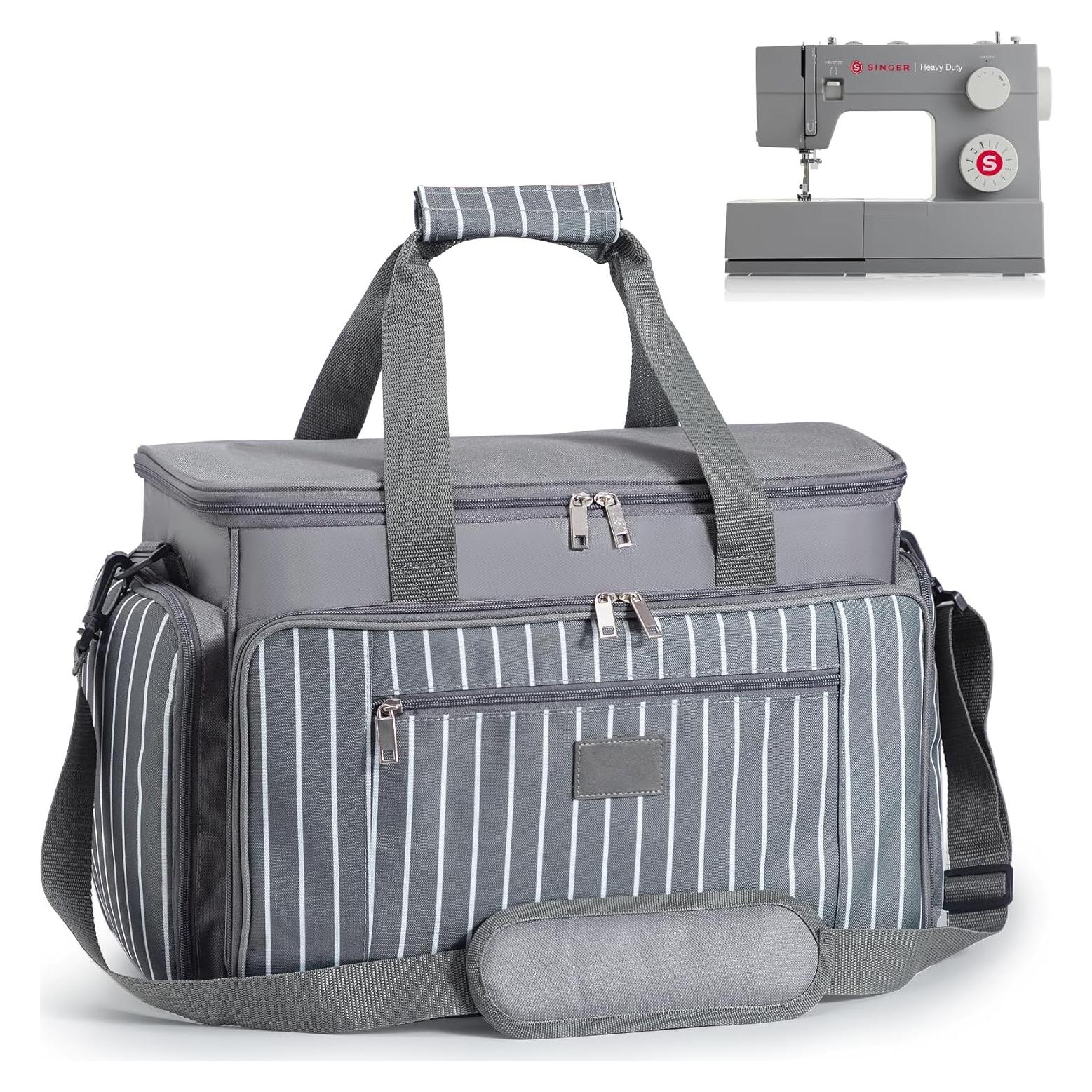 Funda para Máquina de Coser Fun Elements Gris 45.7x21.8x30 cm