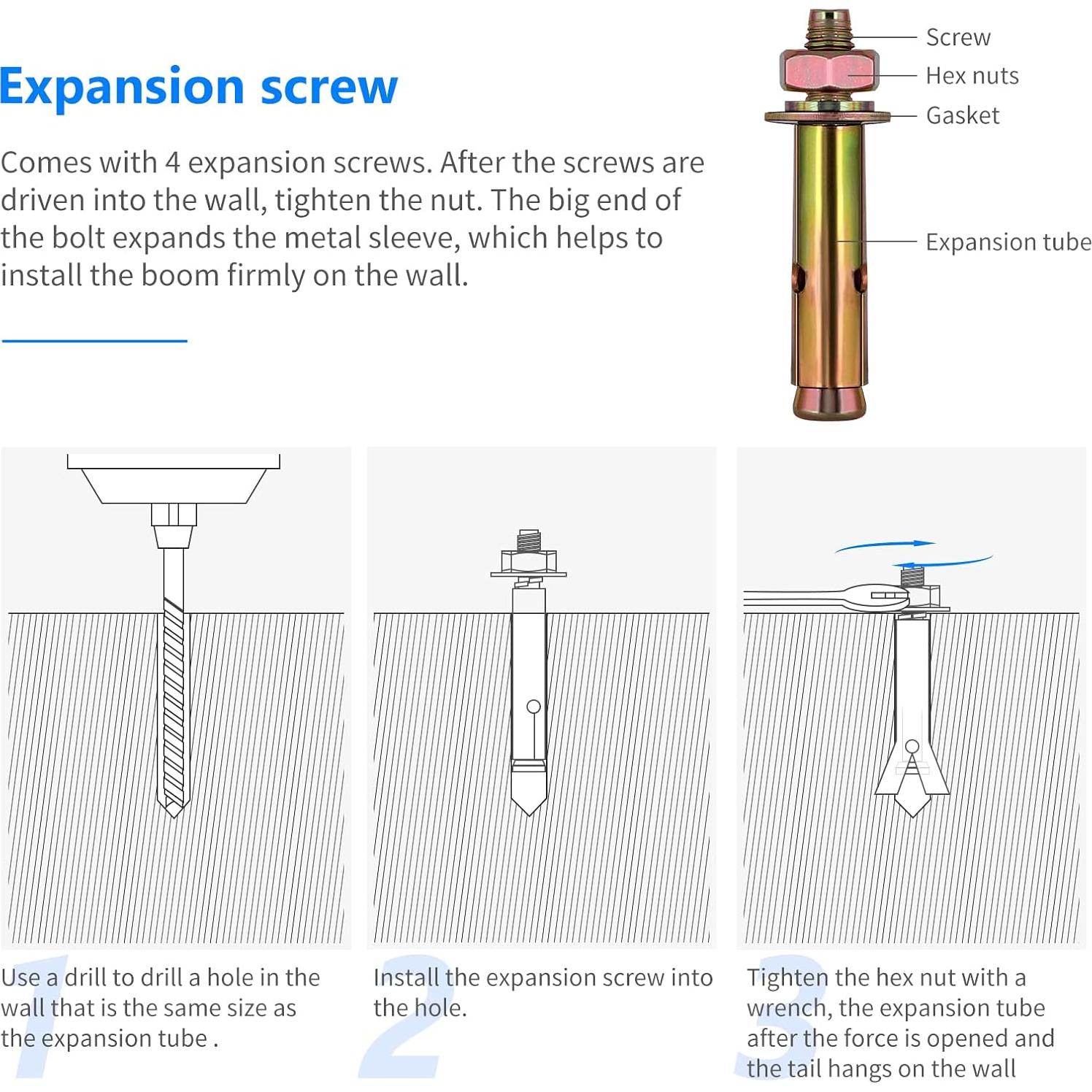 Soporte de Techo Neewer para Estudio Fotográfico 5/8" y 1/4"