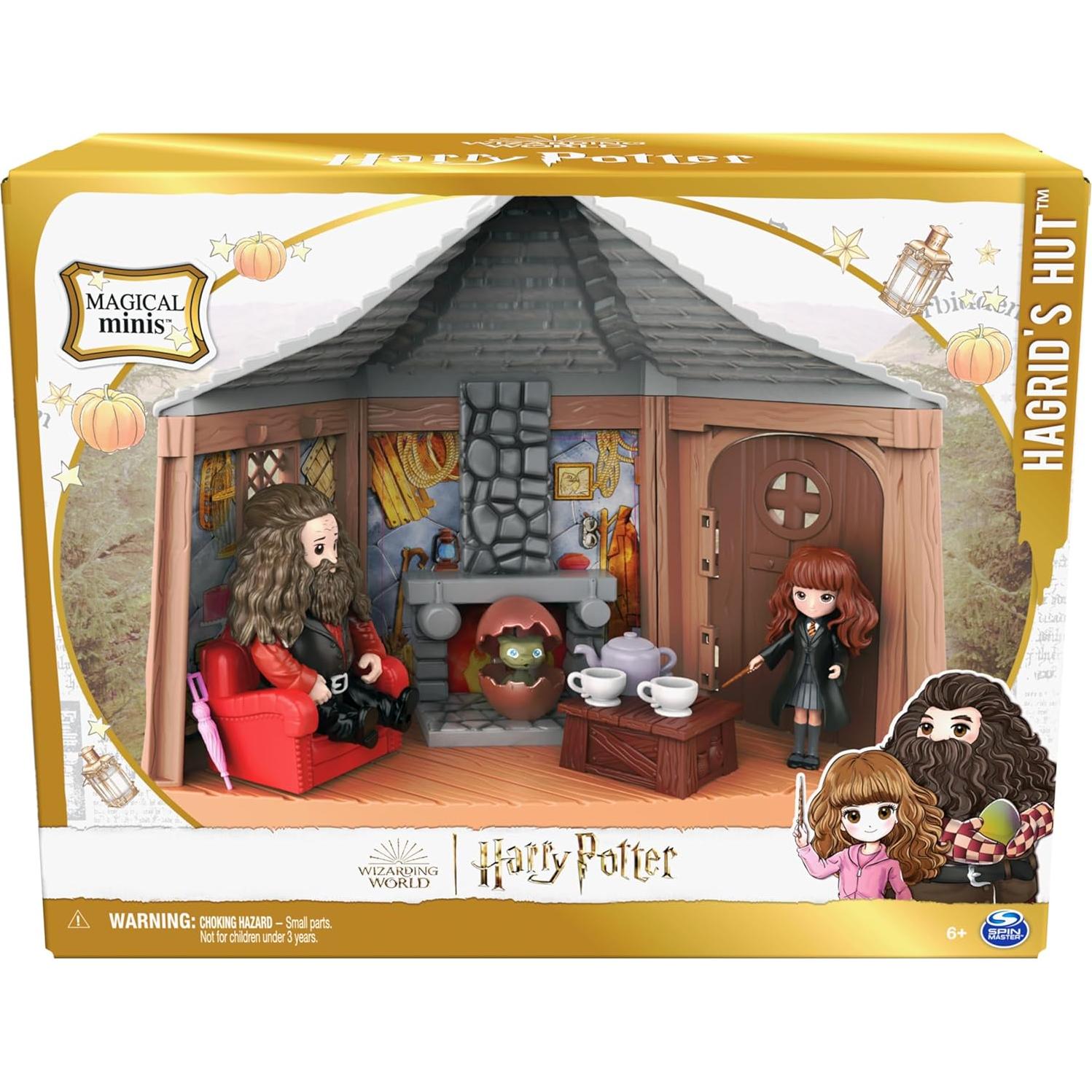 Set de Juego Cabaña de Hagrid Harry Potter con 2 Figuras