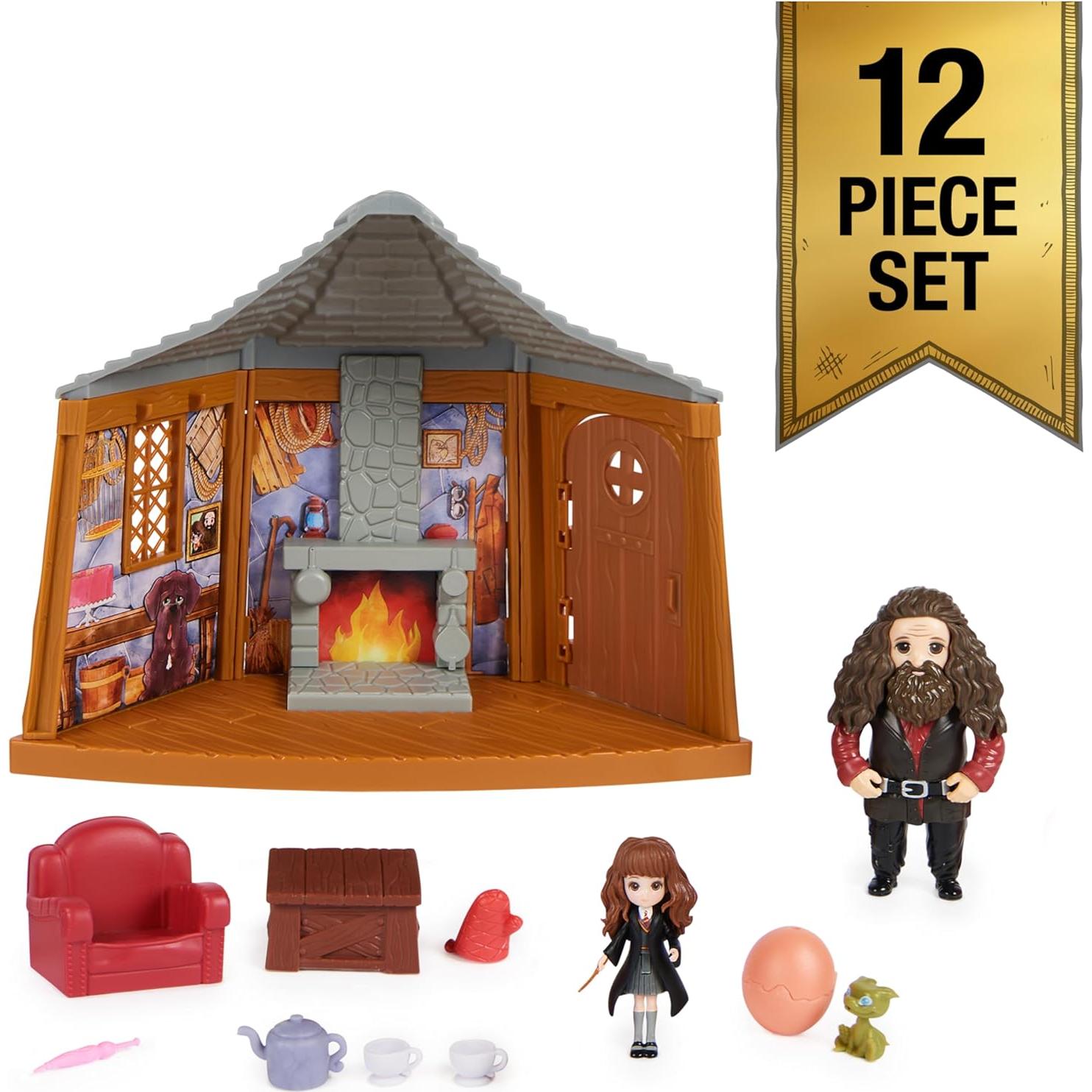 Set de Juego Cabaña de Hagrid Harry Potter con 2 Figuras