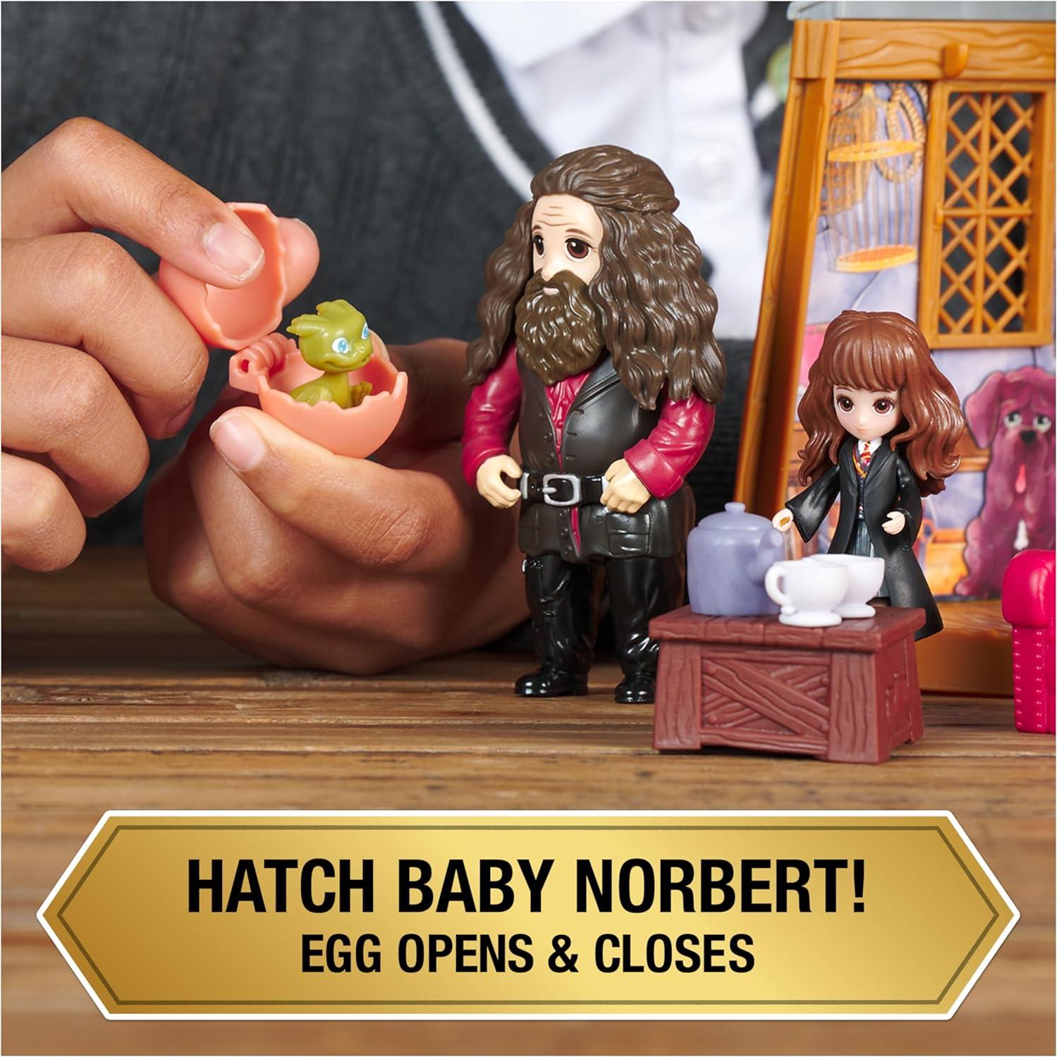 Set de Juego Cabaña de Hagrid Harry Potter con 2 Figuras