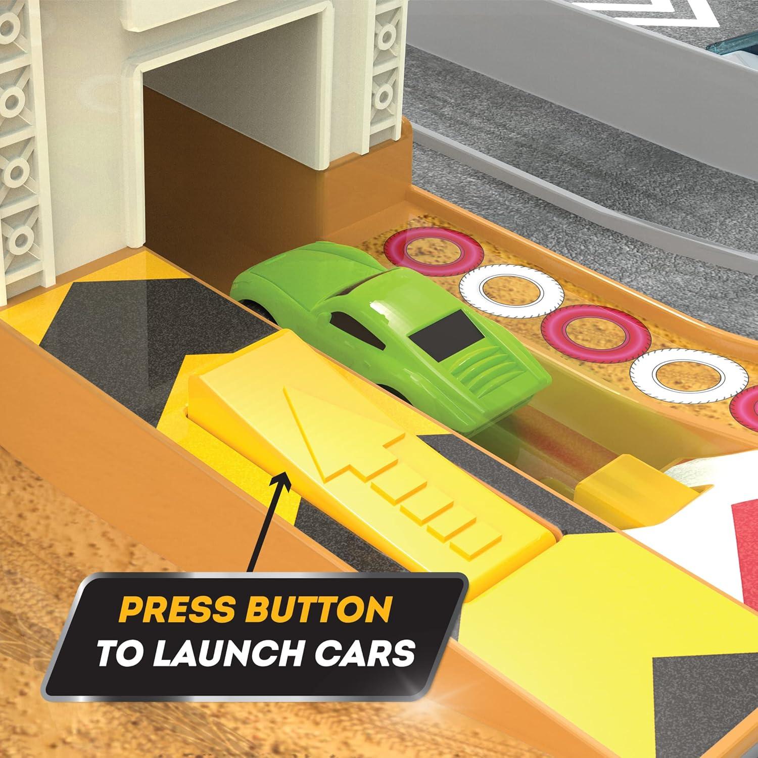 Set de Juego de Pista de Carreras Battat 80 Piezas 3+