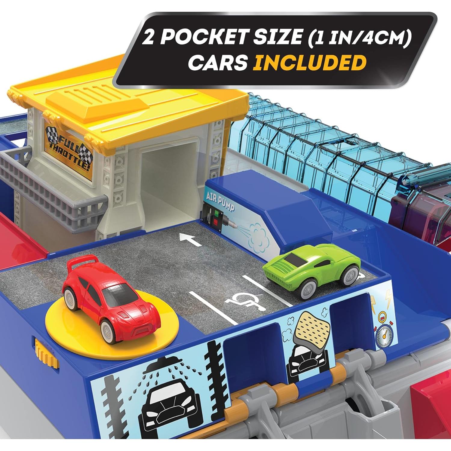 Set de Juego de Pista de Carreras Battat 80 Piezas 3+