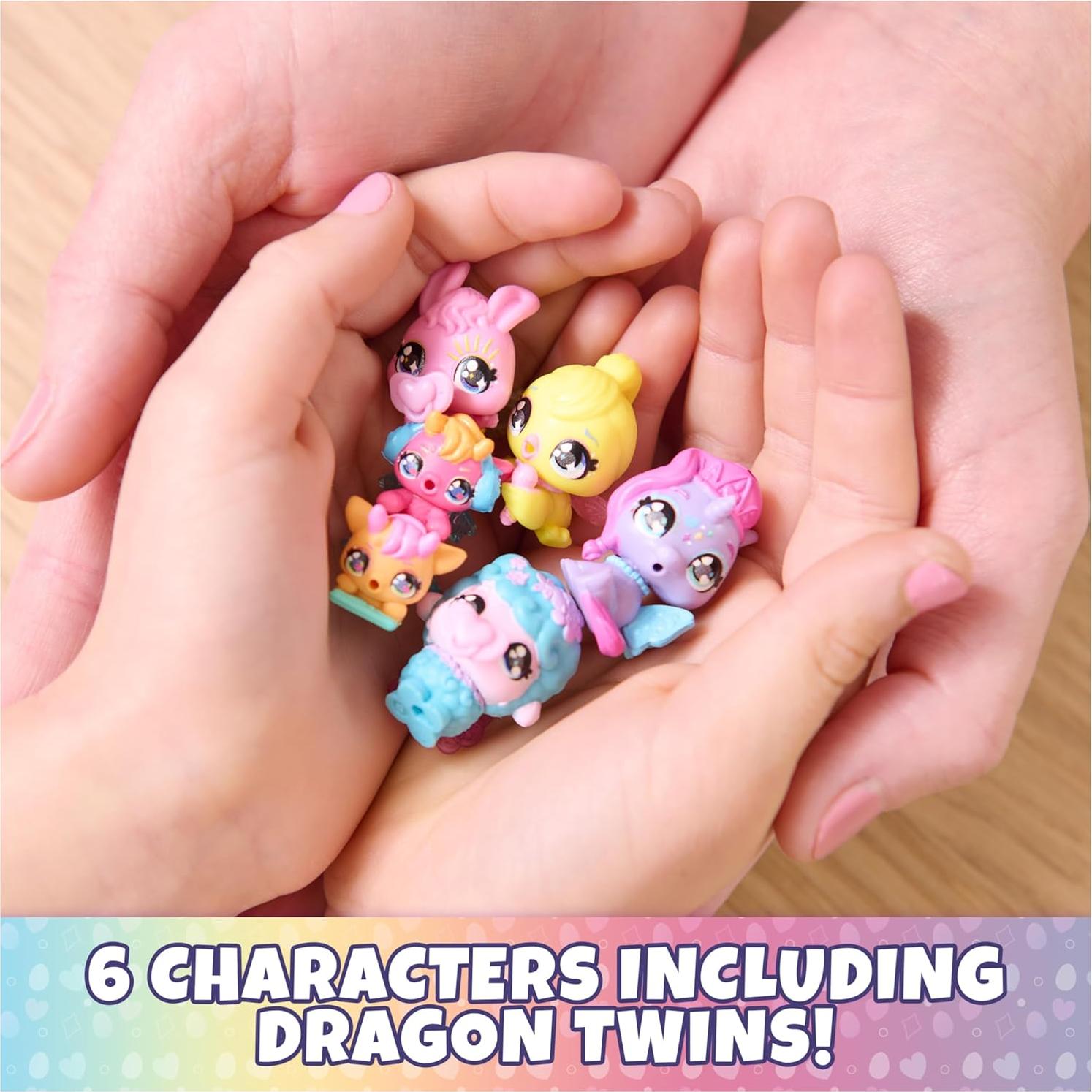 Cesta de Primavera Hatchimals Alive con 6 Figuras y Huevos