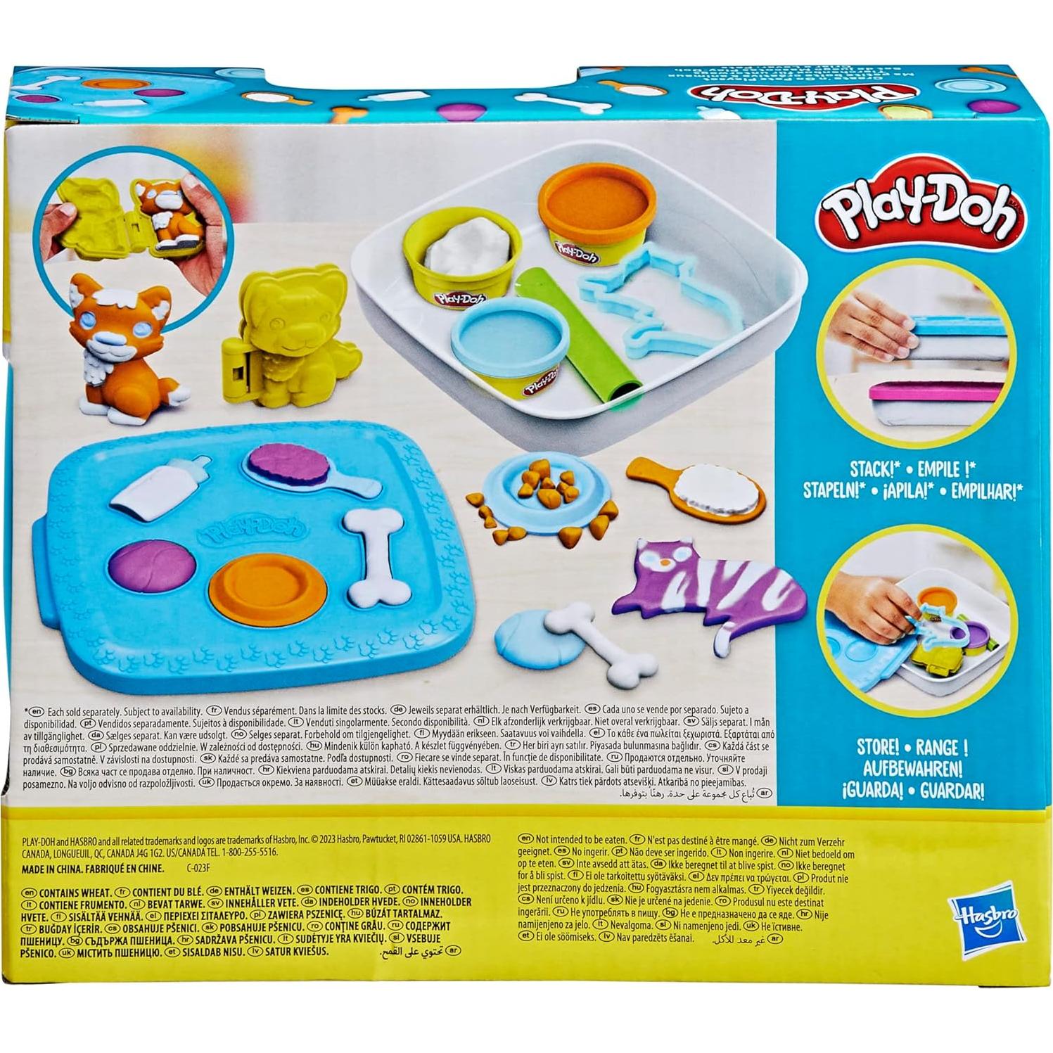 Play-Doh Set Mascotas Hasbro 4 Colores y Contenedor
