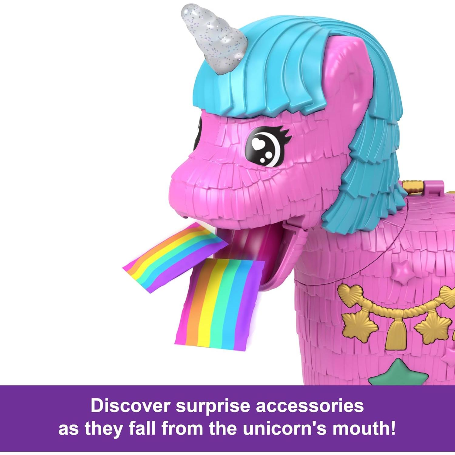 Set de Fiesta Polly Pocket Unicornios + 25 Accesorios