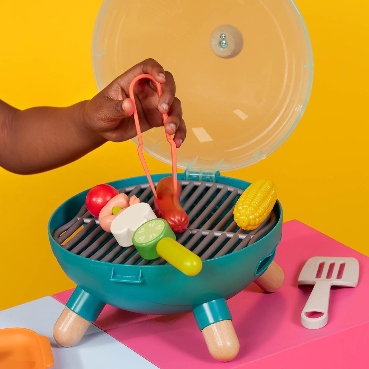 B. toys Mini Chef Parrilla BBQ Juguete 16 Piezas 3 Años+