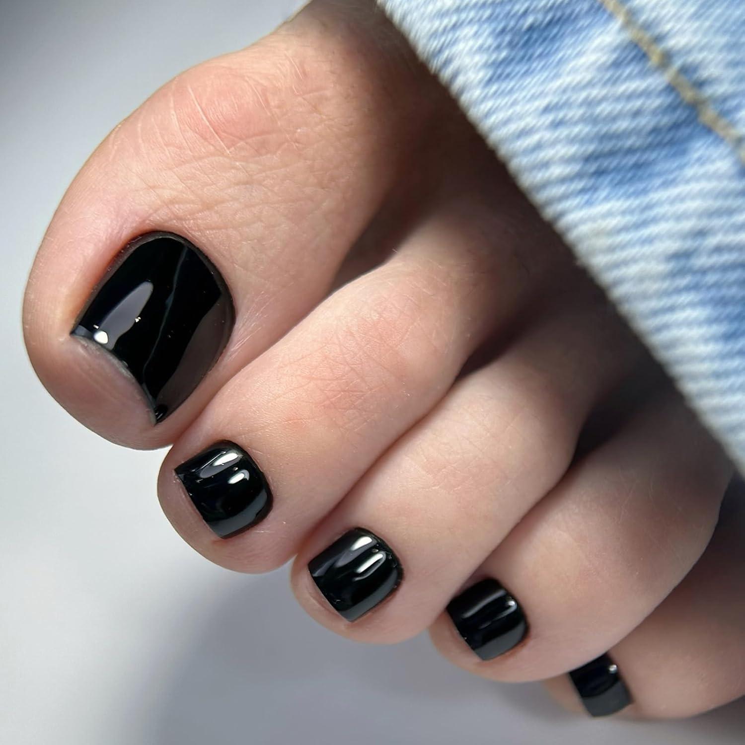 Kit de Uñas de los Pies Presionadas Cortas Bellelfin 120pcs