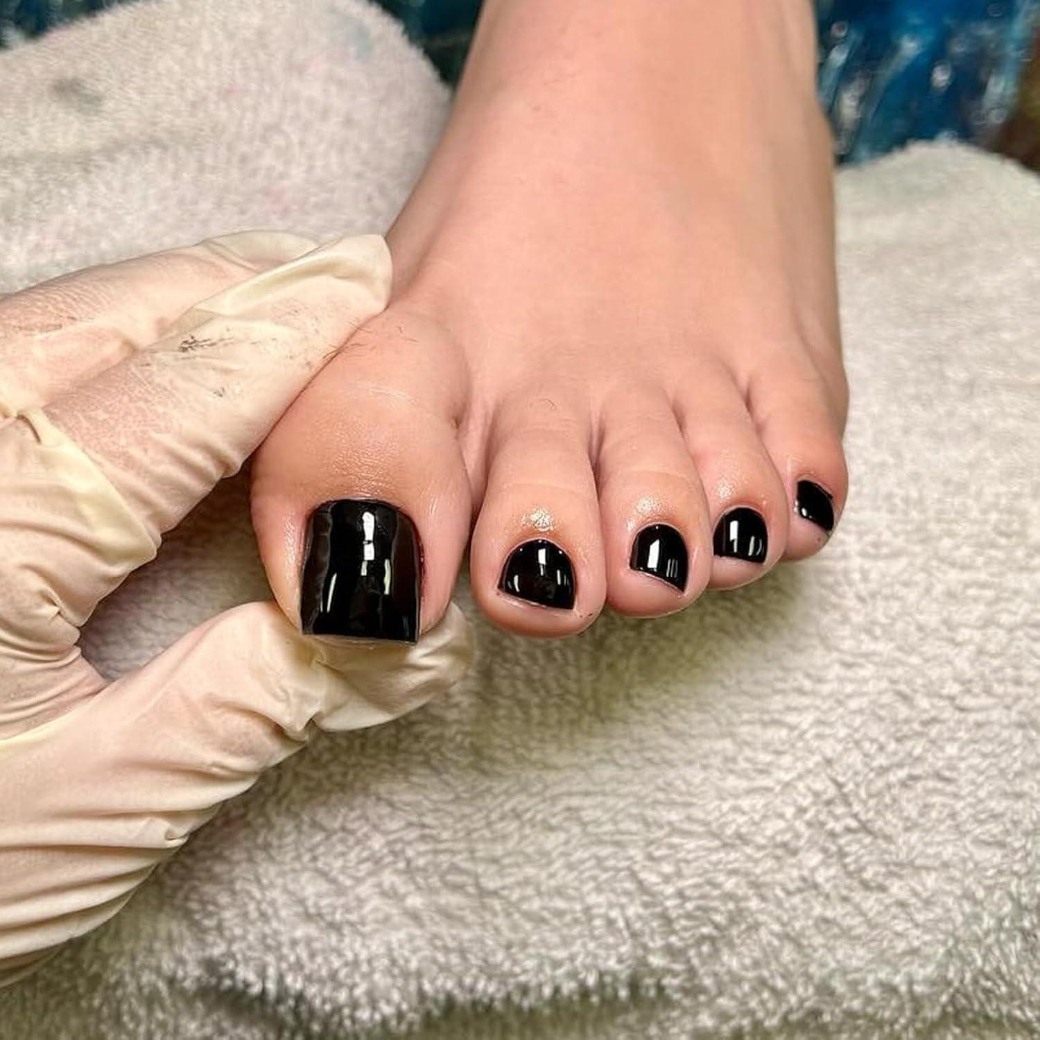 Kit de Uñas de los Pies Presionadas Cortas Bellelfin 120pcs