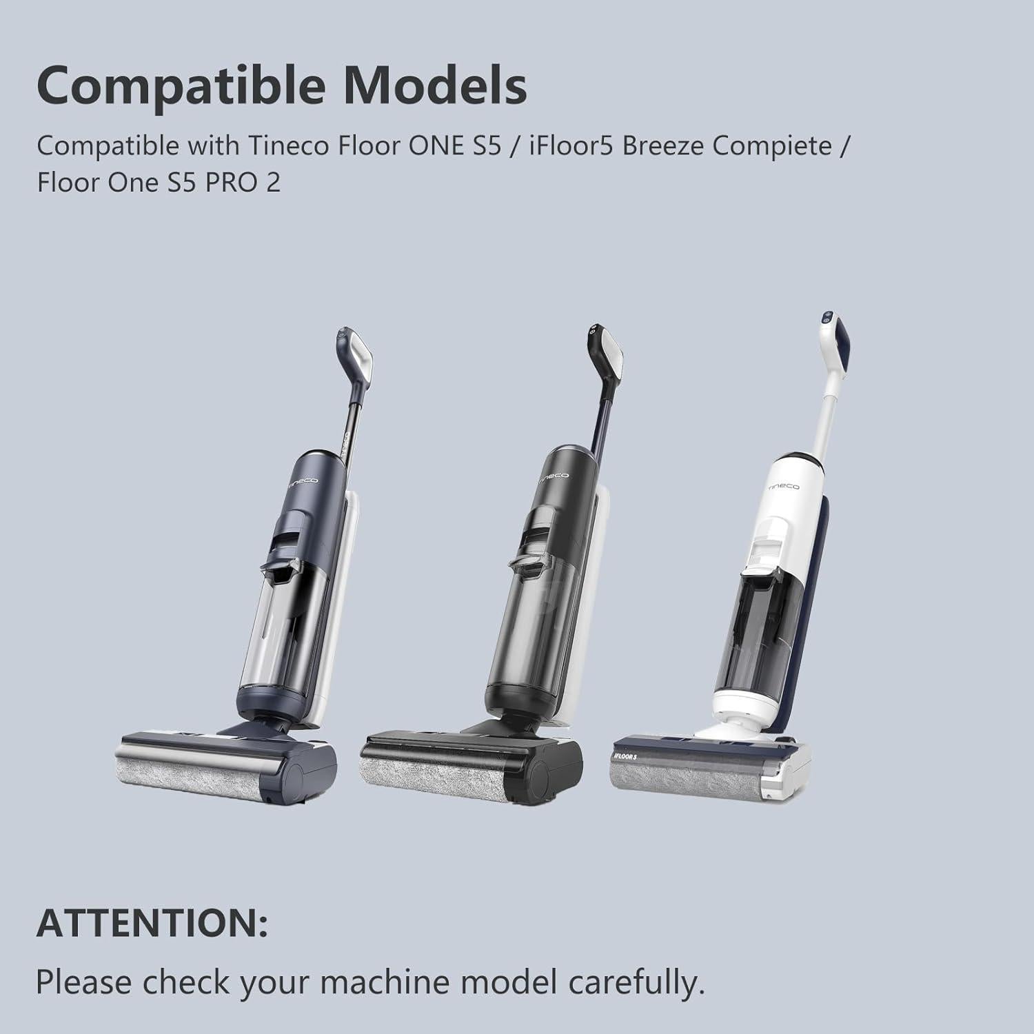 Rodillos y Filtros Reemplazo Tineco S5 - 1 Cepillo y 2 Filtros