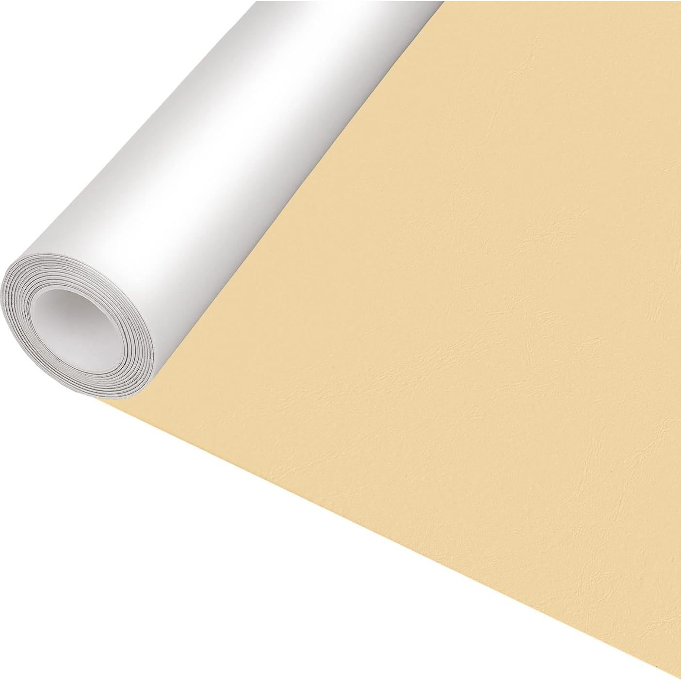 Parche de Cuero Beige Autoadhesivo 152.4 x 32 cm Reparación