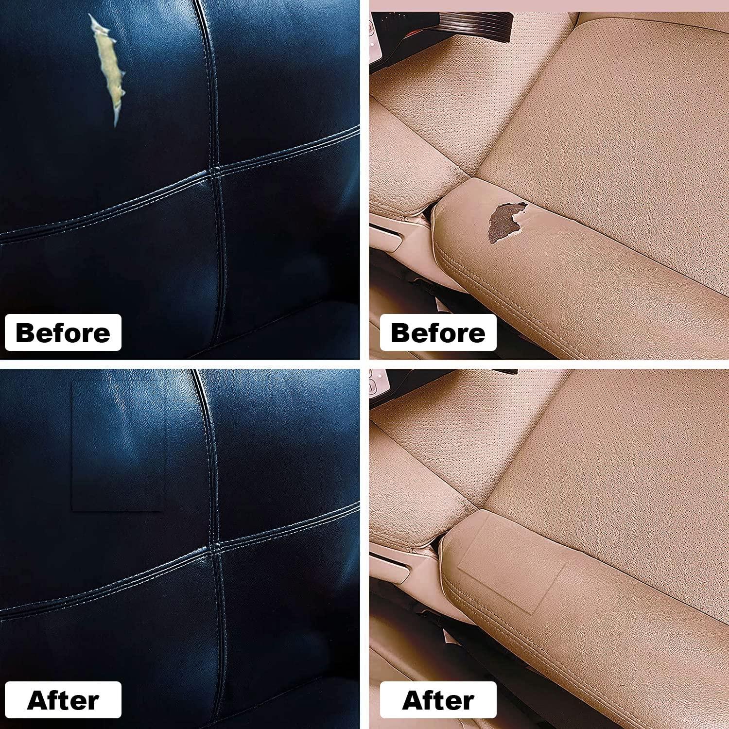 Parche de Cuero Beige Autoadhesivo 152.4 x 32 cm Reparación