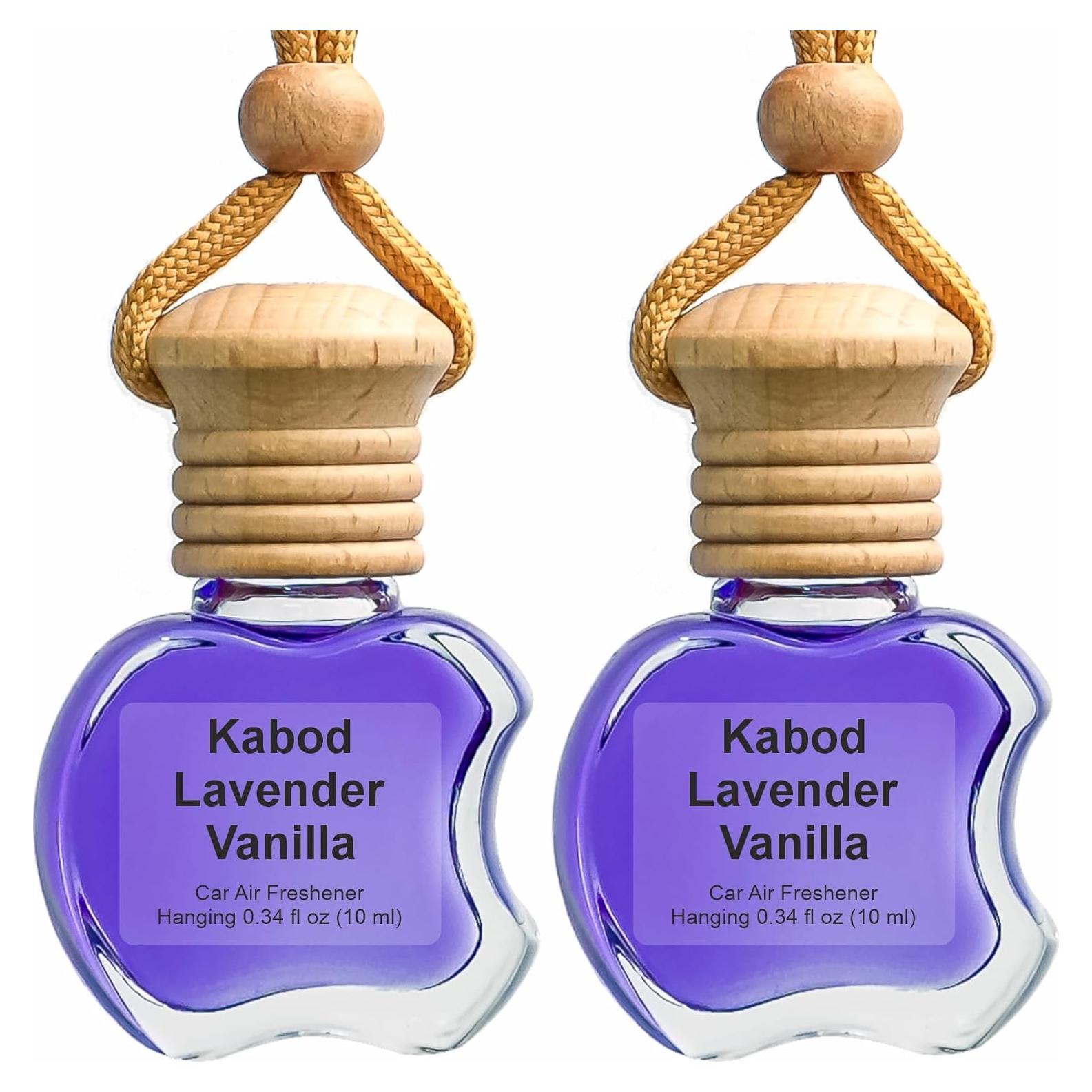 Ambientador de Auto Kabod Lavanda Vainilla 2 Pack 10 ml