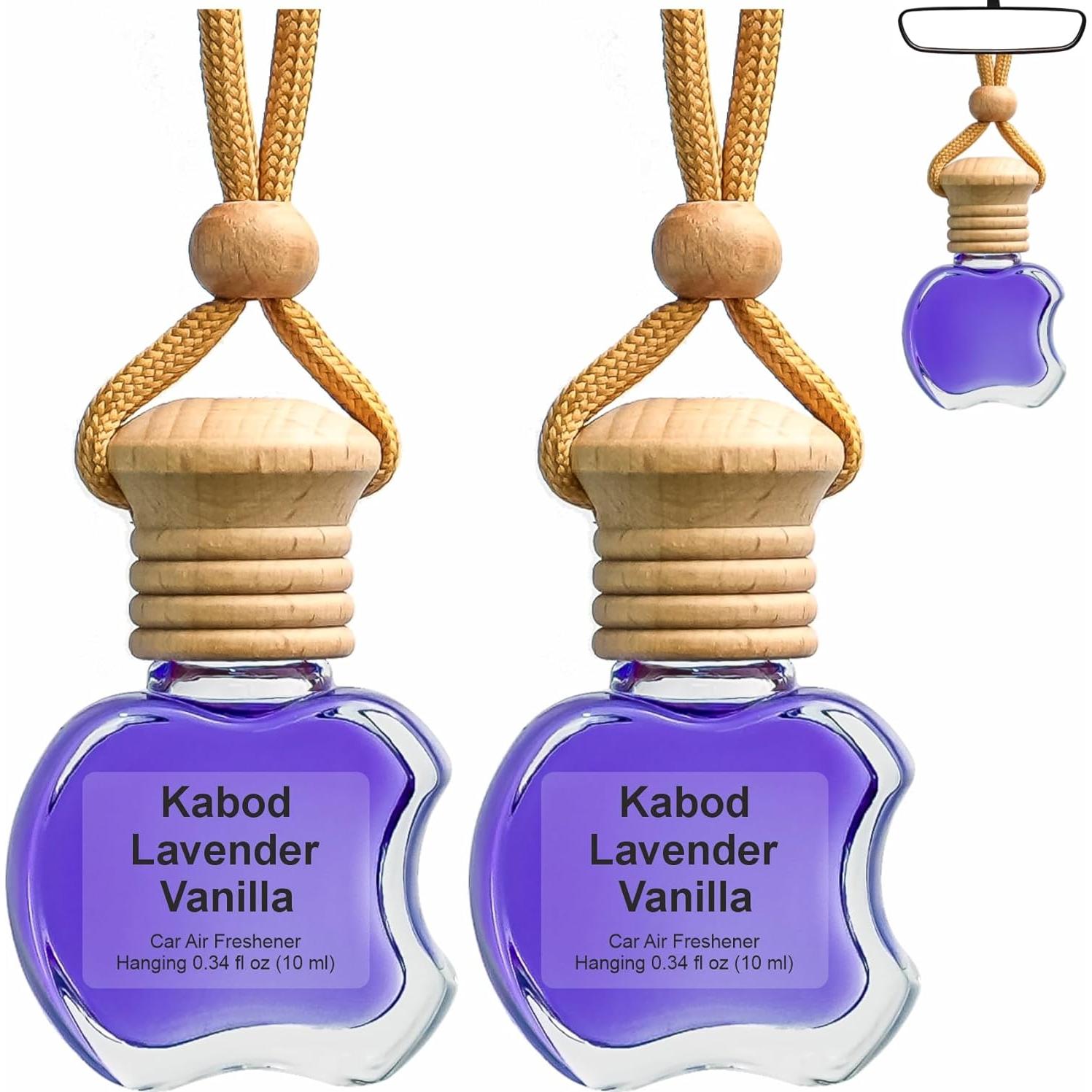 Ambientador de Auto Kabod Lavanda Vainilla 2 Pack 10 ml