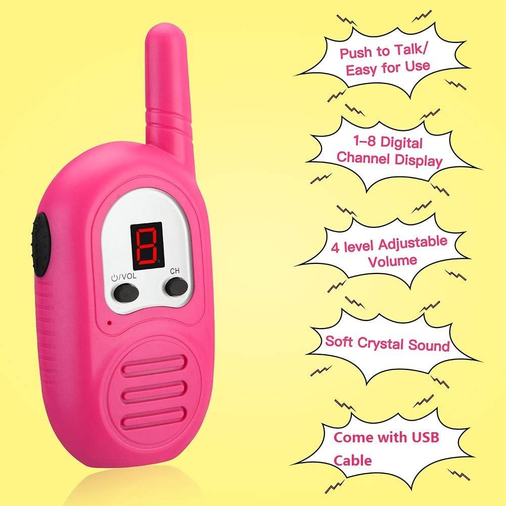 Paquete de 3 Walkie Talkies Recargables inYYTer para Niños