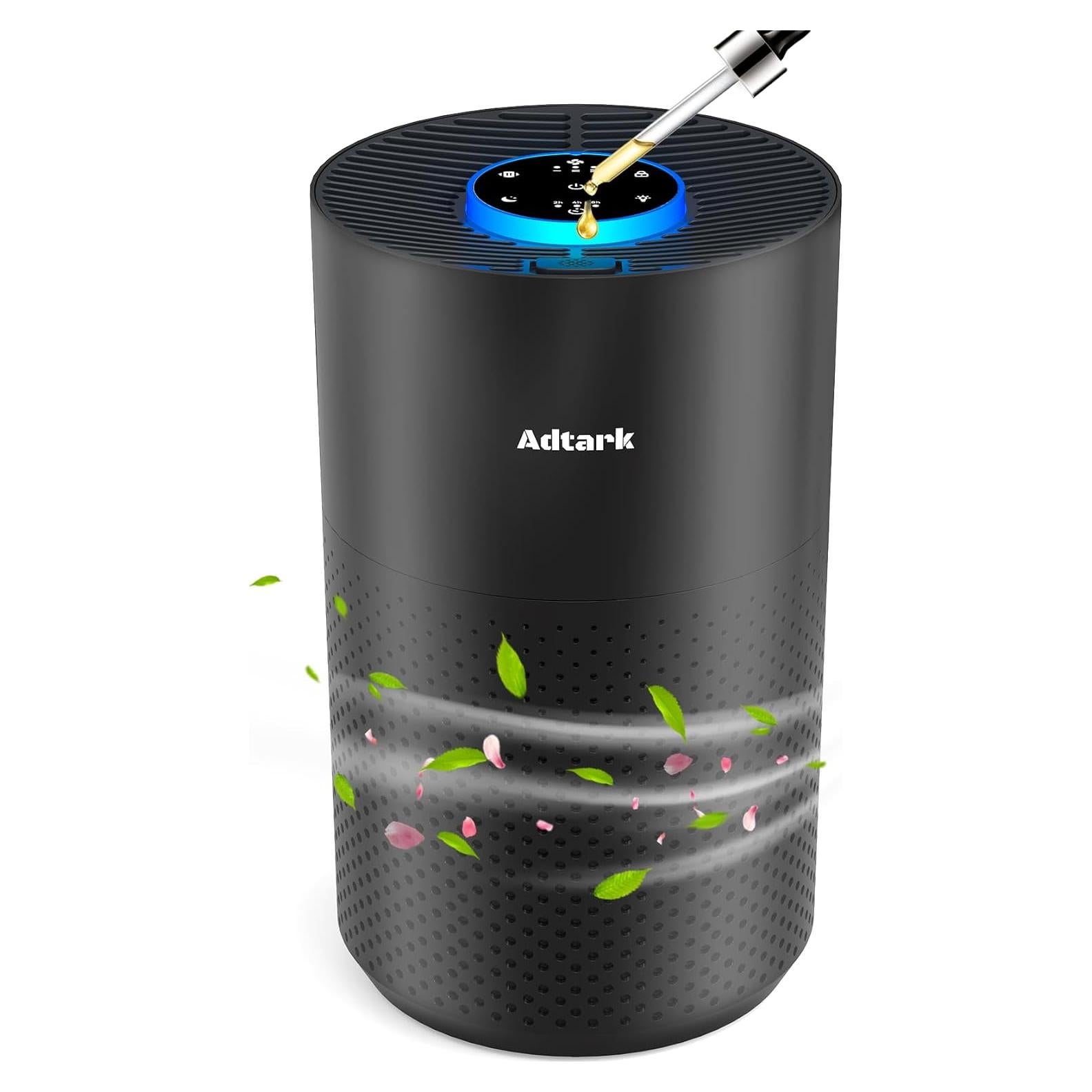 Purificador de Aire ADTARK H14 HEPA 3-en-1 para Dormitorio